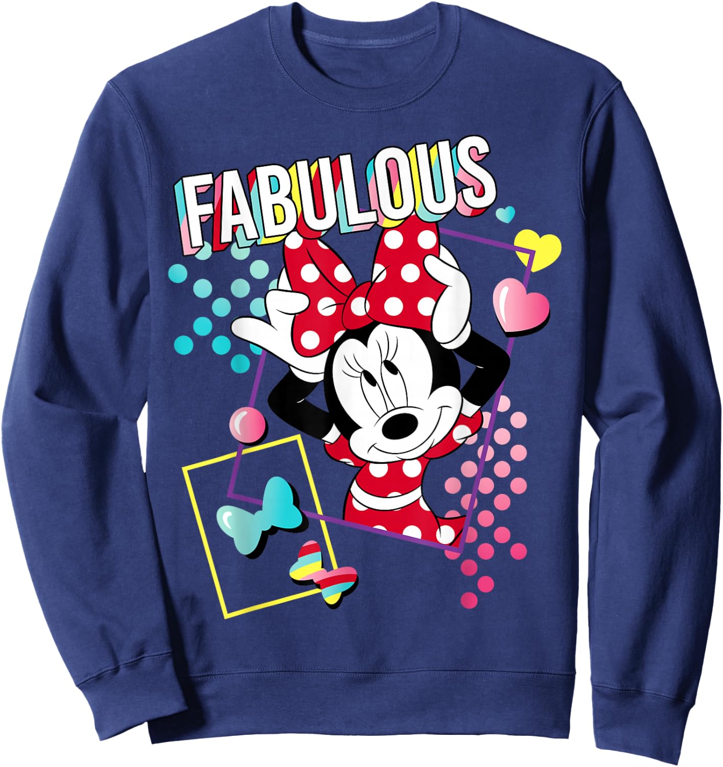 Disney - Minnie Rock the Dots Fabulous Sweatshirt - Sweatshirt | Navy