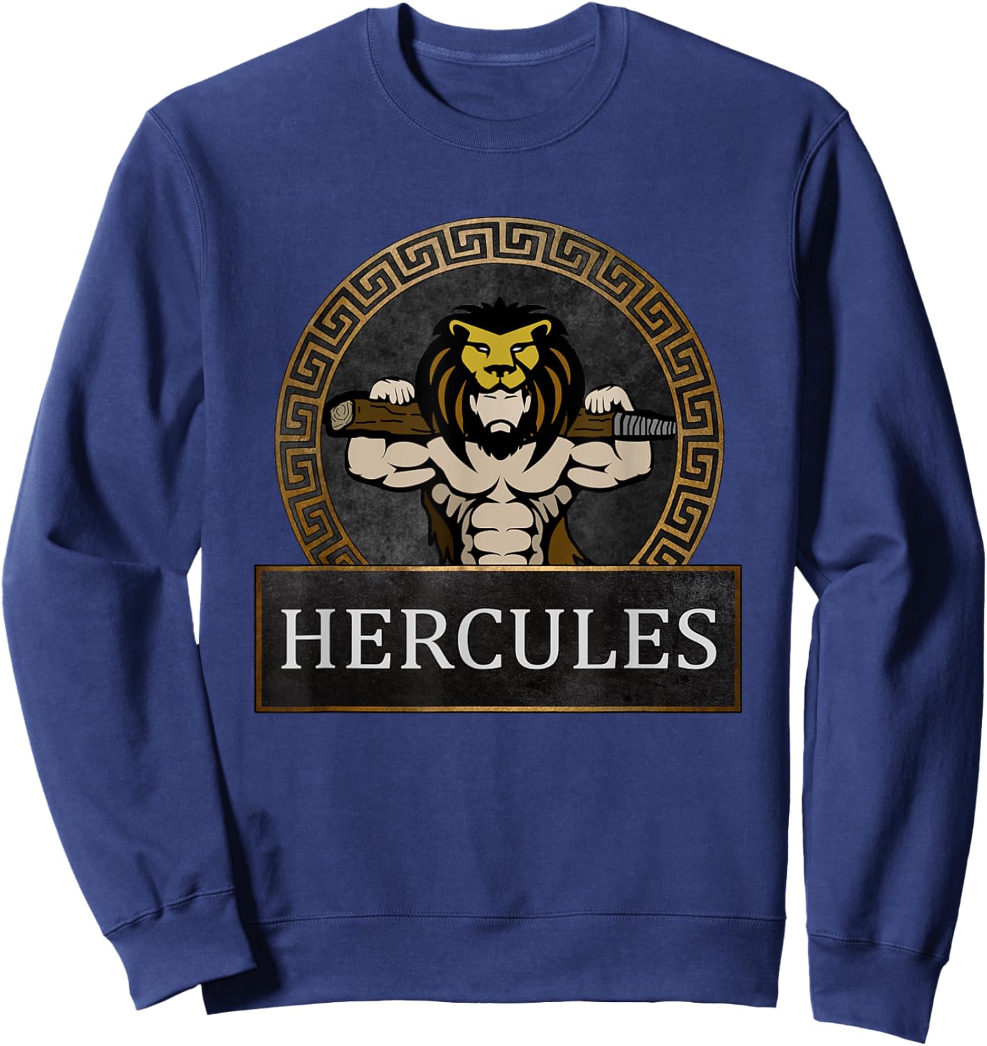 Ancient Roman Hero Hercules Strength of the Gods Sweatshirt - Sweatshirt | Navy