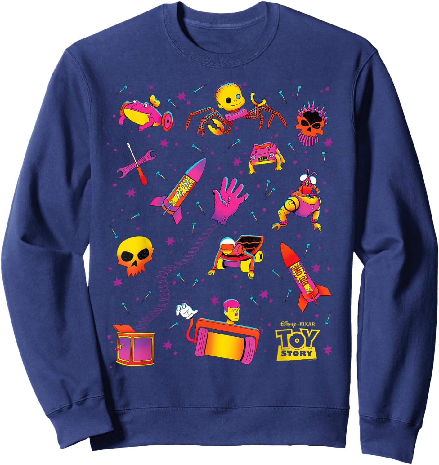 Disney and Pixar’s Toy Story Sid’s Mutant Toys Halloween Sweatshirt - Sweatshirt | Navy