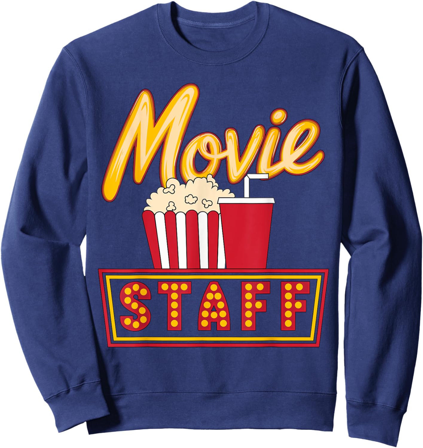Movie Staff Movie Night Cinema Sweatshirt - Sweatshirt | Navy