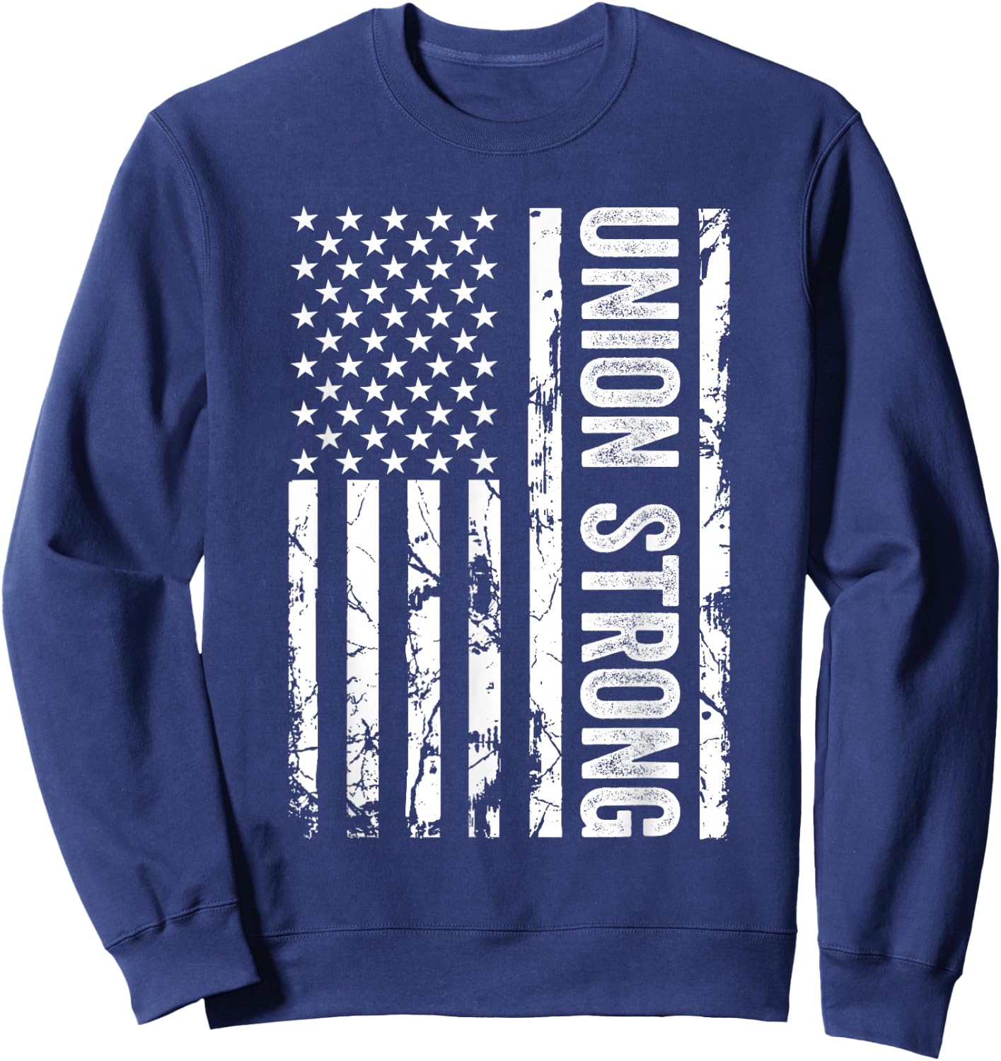 Union Workers Rights Union Strong Union Thug Sweatshirt - Sweatshirt | Navy
