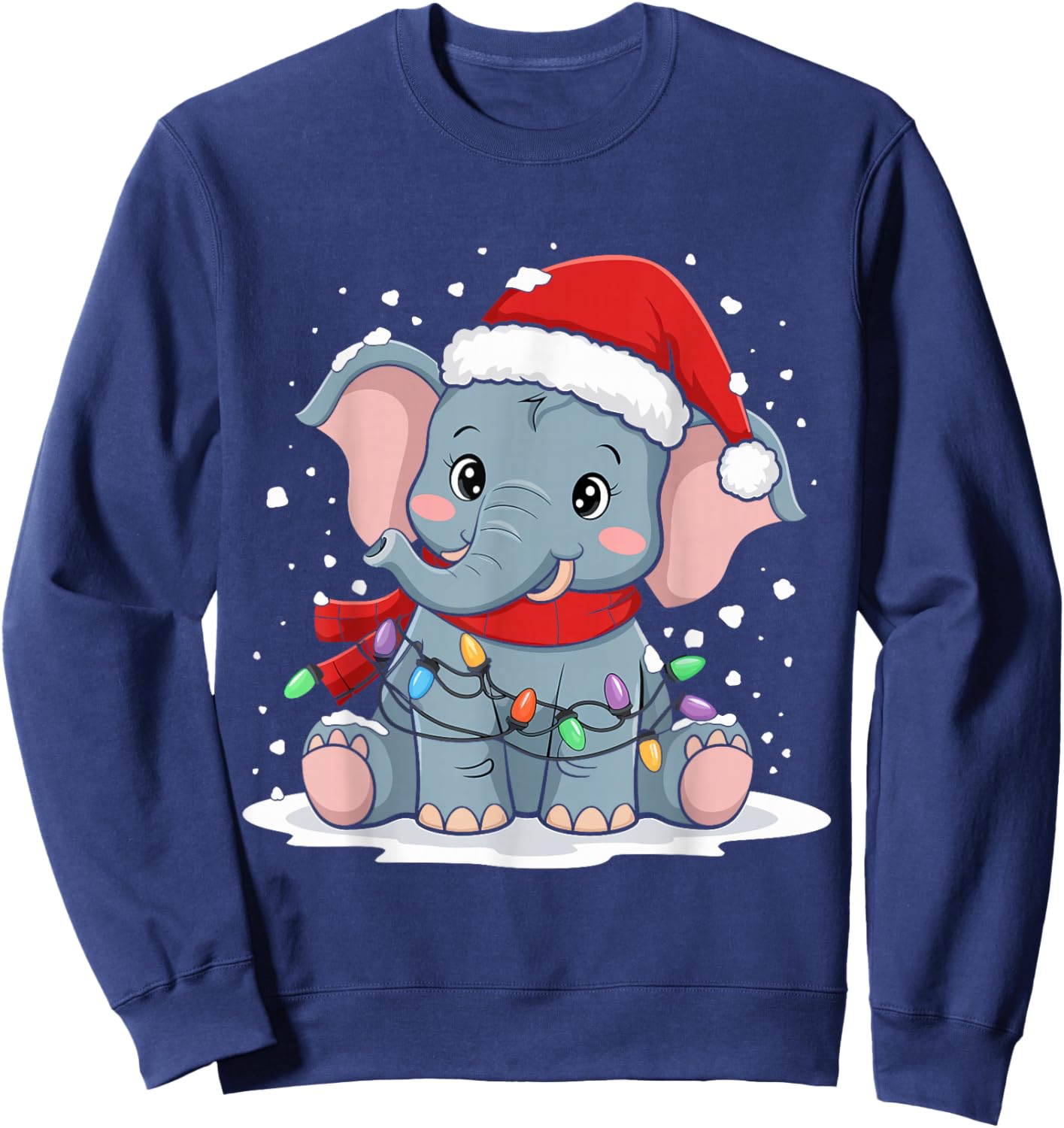 Christmas Elephant Sweatshirt - Sweatshirt | Navy