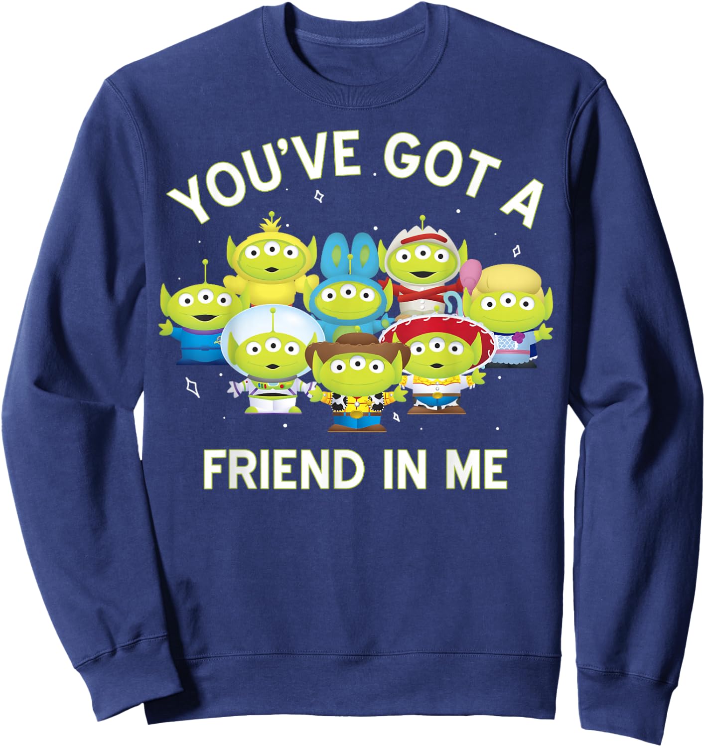 Disney Pixar Aliens Toy Story You've Got A Friend In Me Sweatshirt - Sweatshirt | Navy