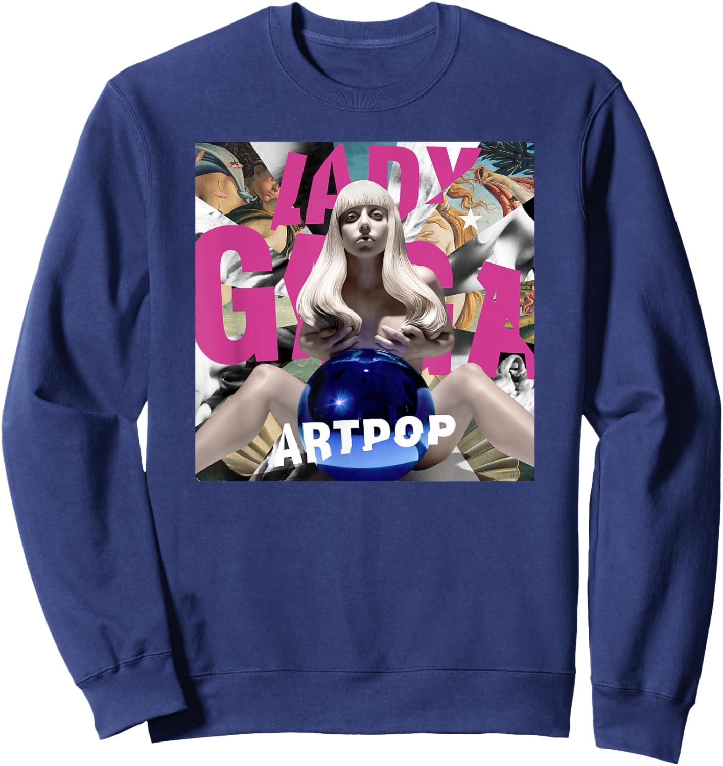 Official Lady Gaga Artpop Sweatshirt - Sweatshirt | Navy
