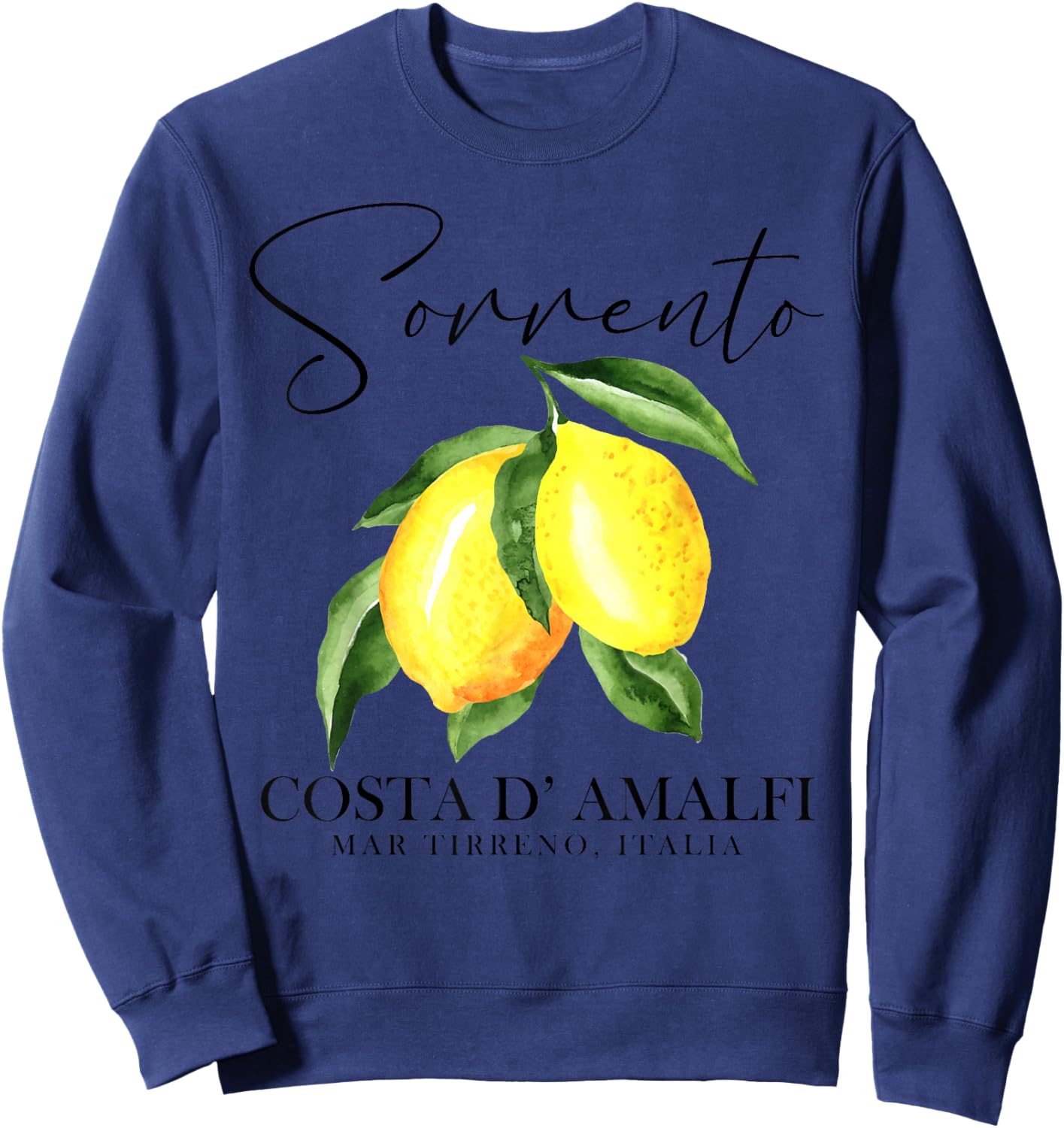 Sorrento Italia Gifts, Italian Souvenir, Sorrento Italy Sweatshirt - Sweatshirt | Navy