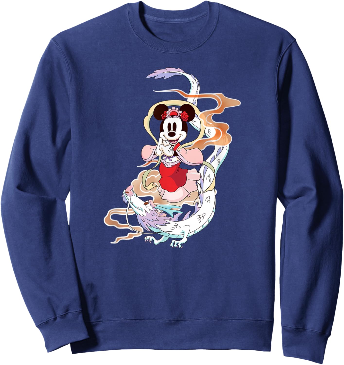 Disney Minnie Mouse 2024 Lunar New Year of the Dragon Clouds Sweatshirt - Sweatshirt | Navy