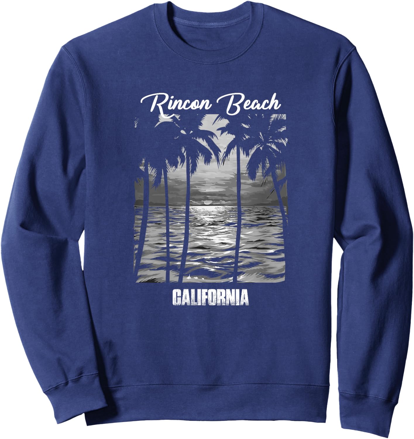 Rincon Beach Souvenir - California Reminder Sweatshirt - Sweatshirt | Navy