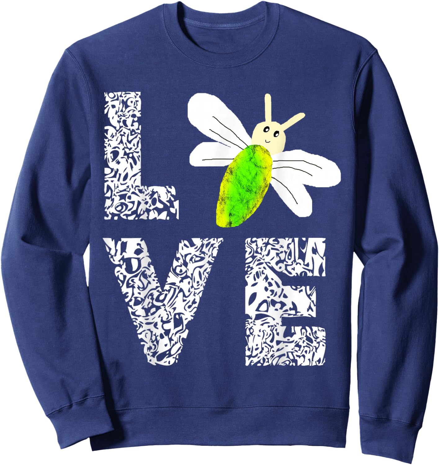 Firefly Love Lightning Bugs Insects Catch Fireflies Sweatshirt - Sweatshirt | Navy