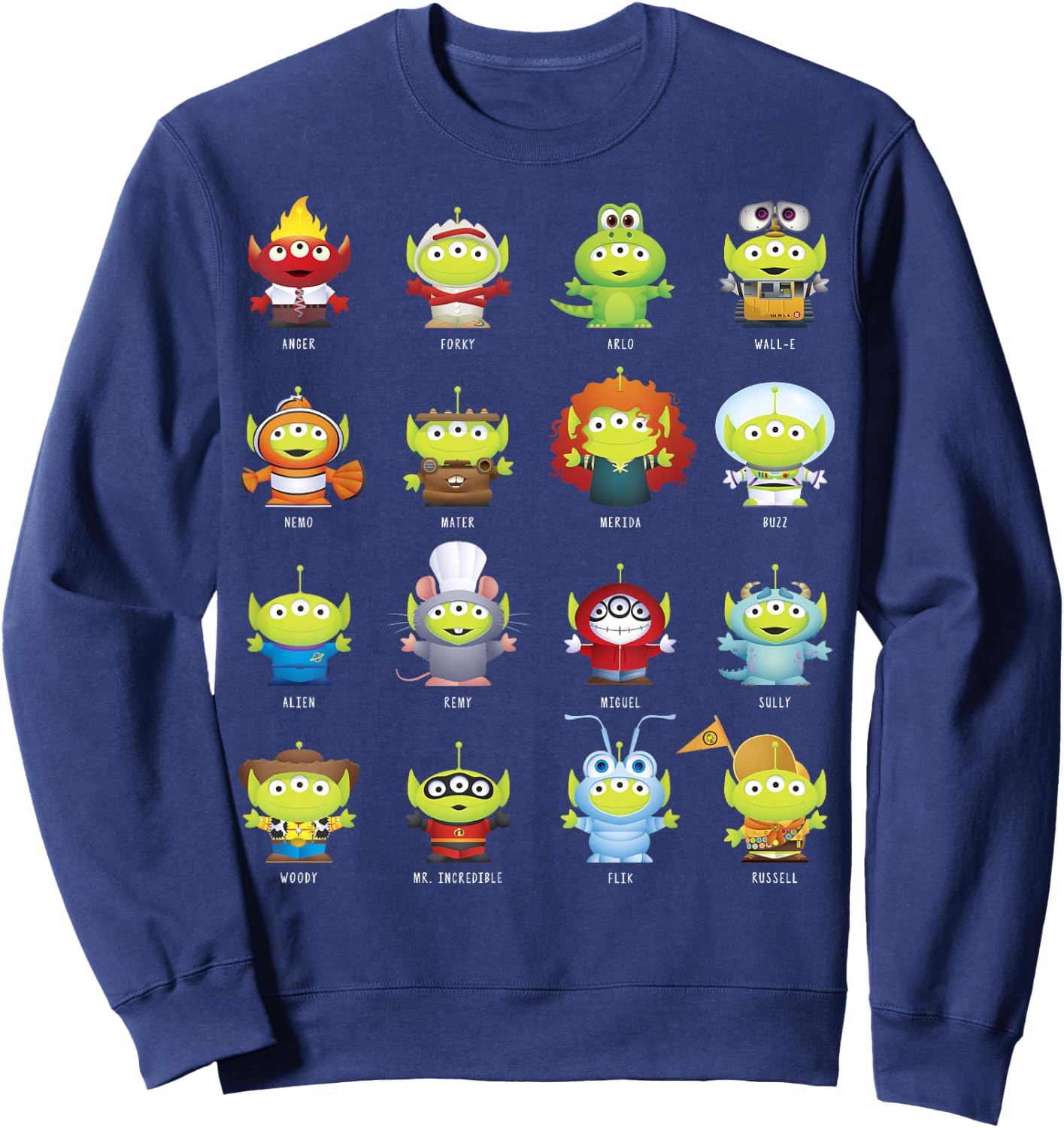 Disney Pixar Aliens Character Costumes Sweatshirt - Sweatshirt | Navy