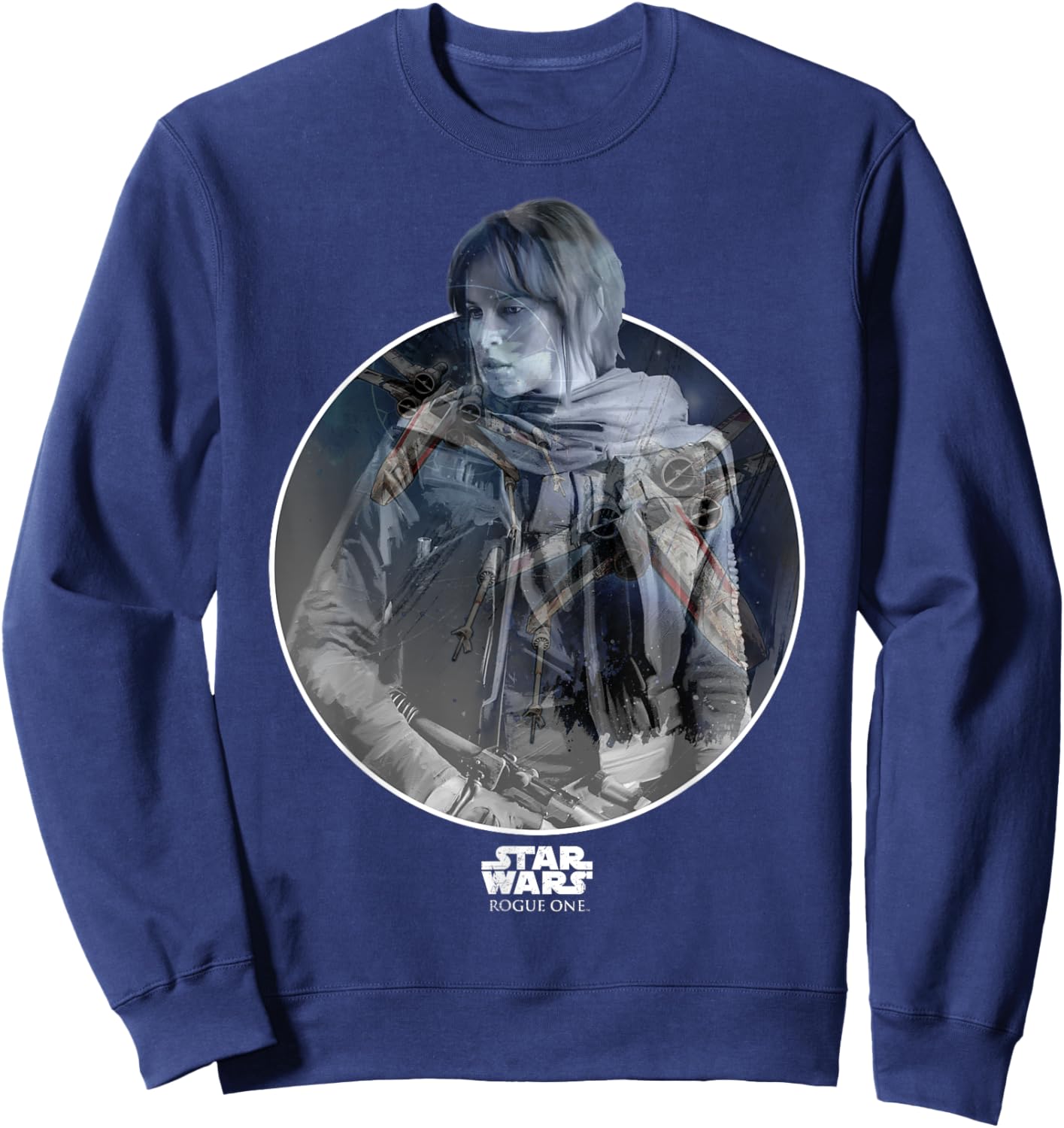 Star Wars Rogue One Jyn Erso X-Wing Sweatshirt - Sweatshirt | Navy