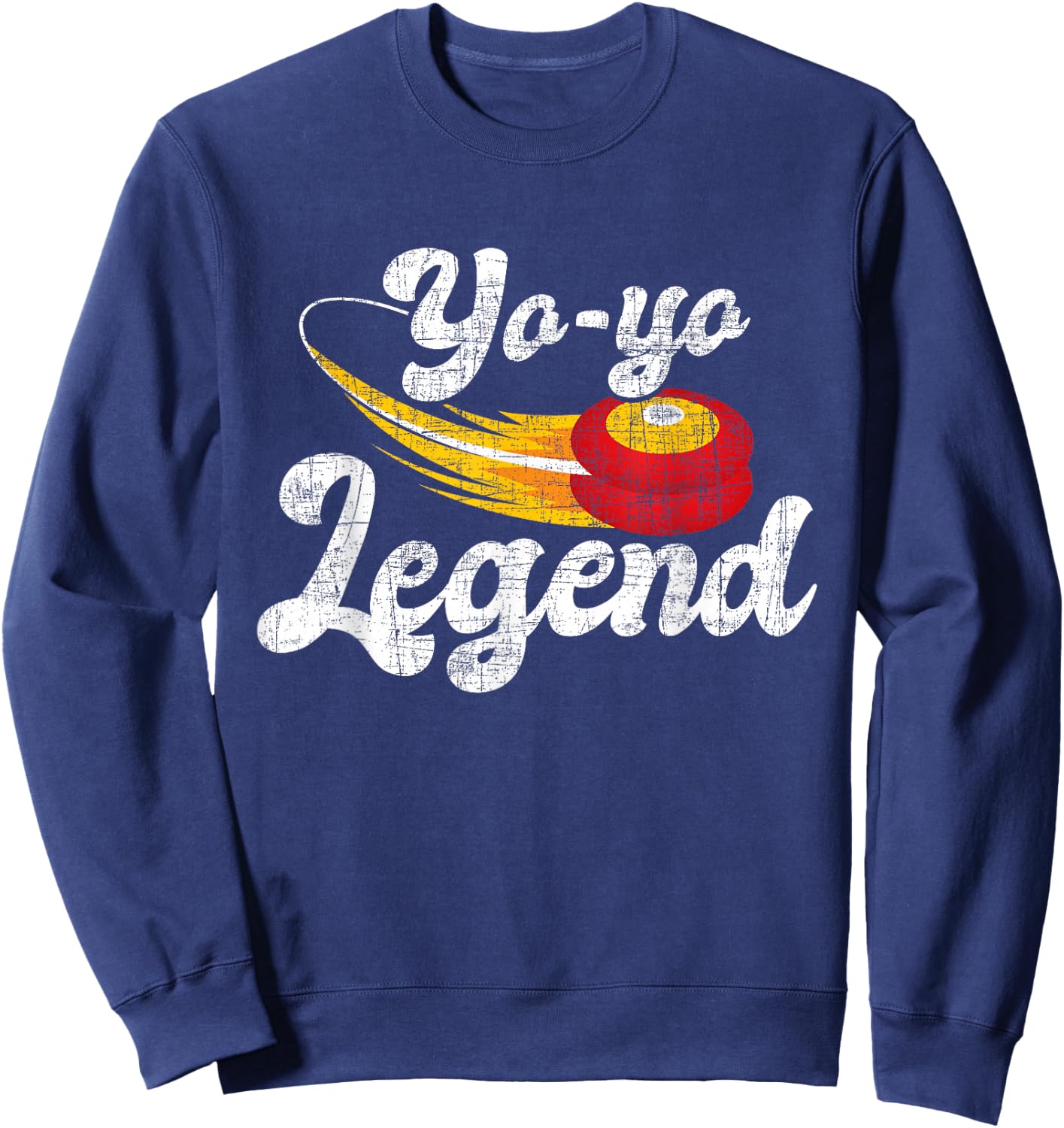 Yo-Yo Legend - Yoyo Master Tricks Competition Pastime Game Sweatshirt - Sweatshirt | Navy