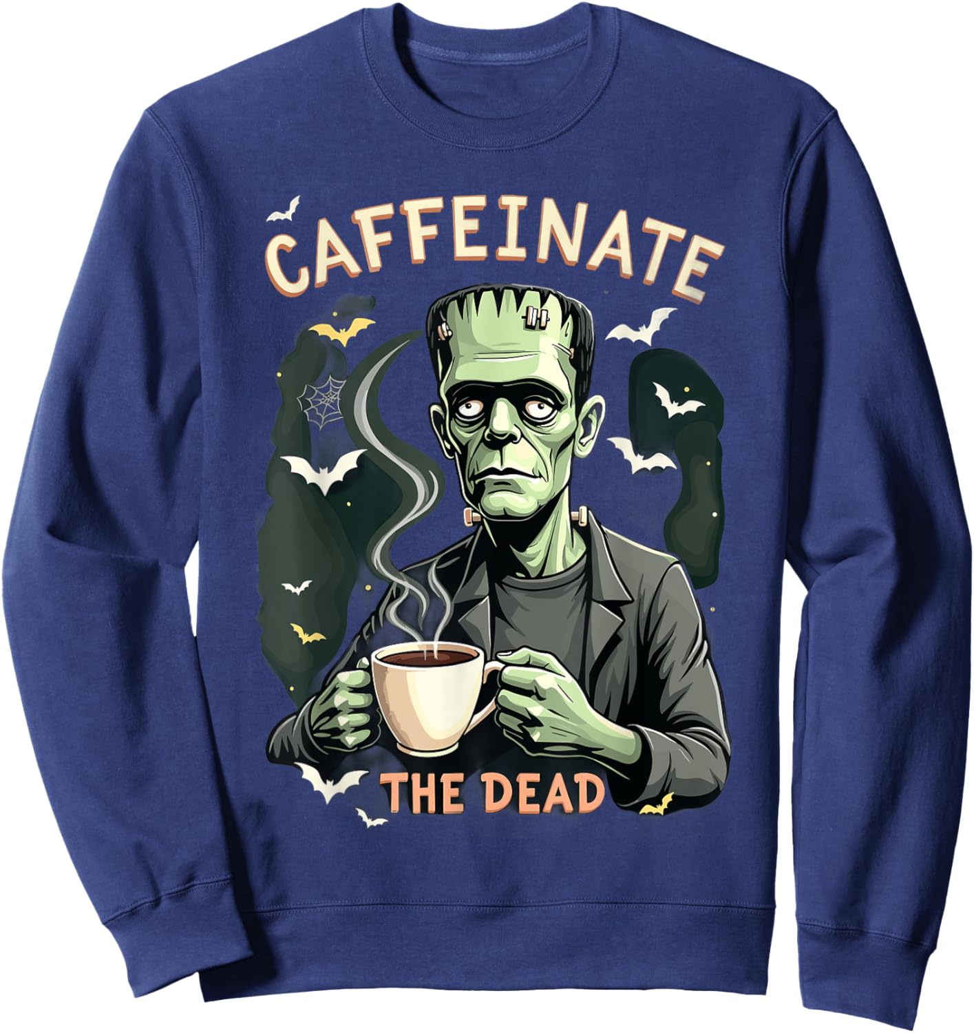 Haunted Frankenstein's Brew Sweatshirt - Sweatshirt | Navy