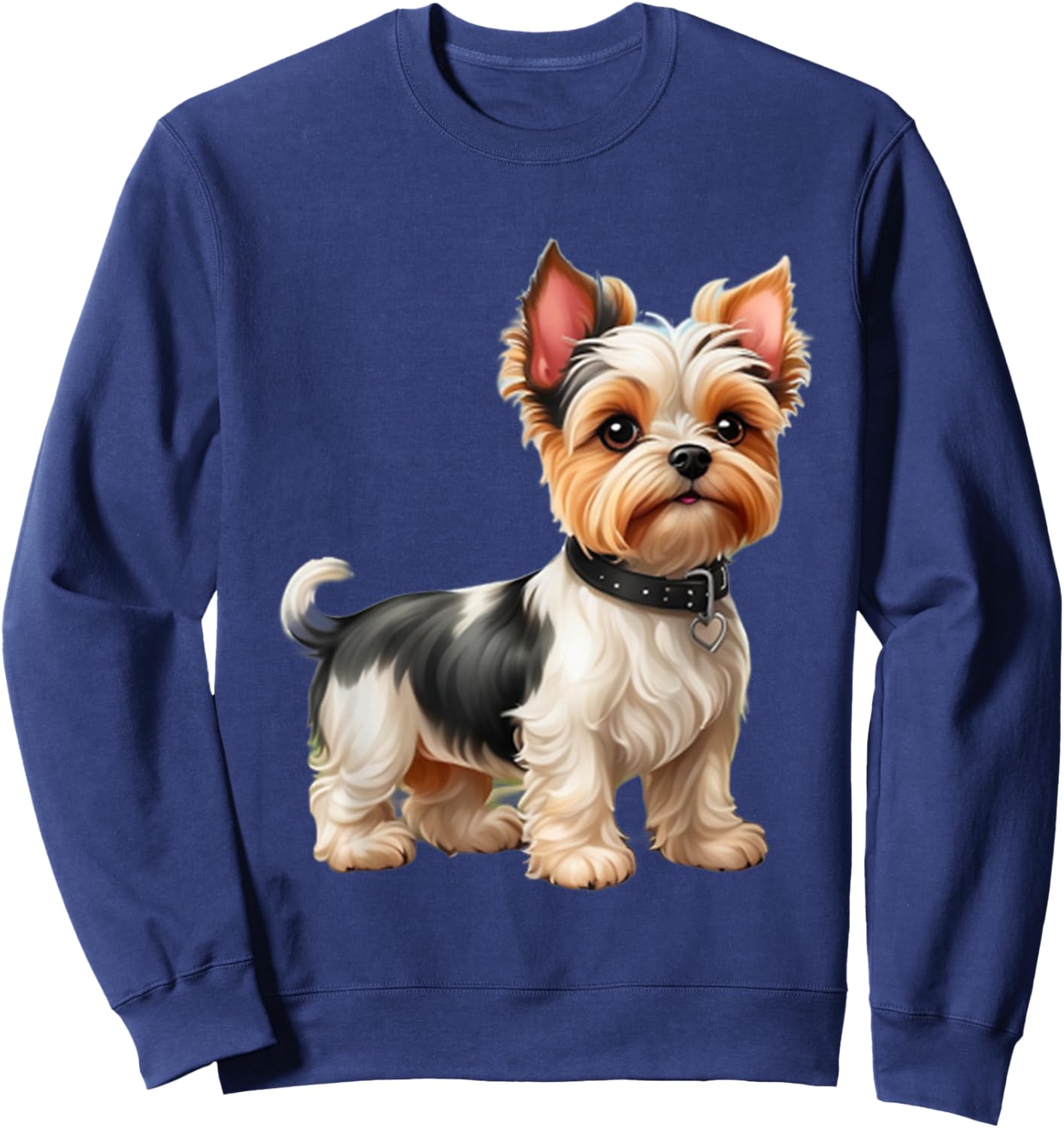 Biewer Terrier Design Dog Sweatshirt - Sweatshirt | Navy