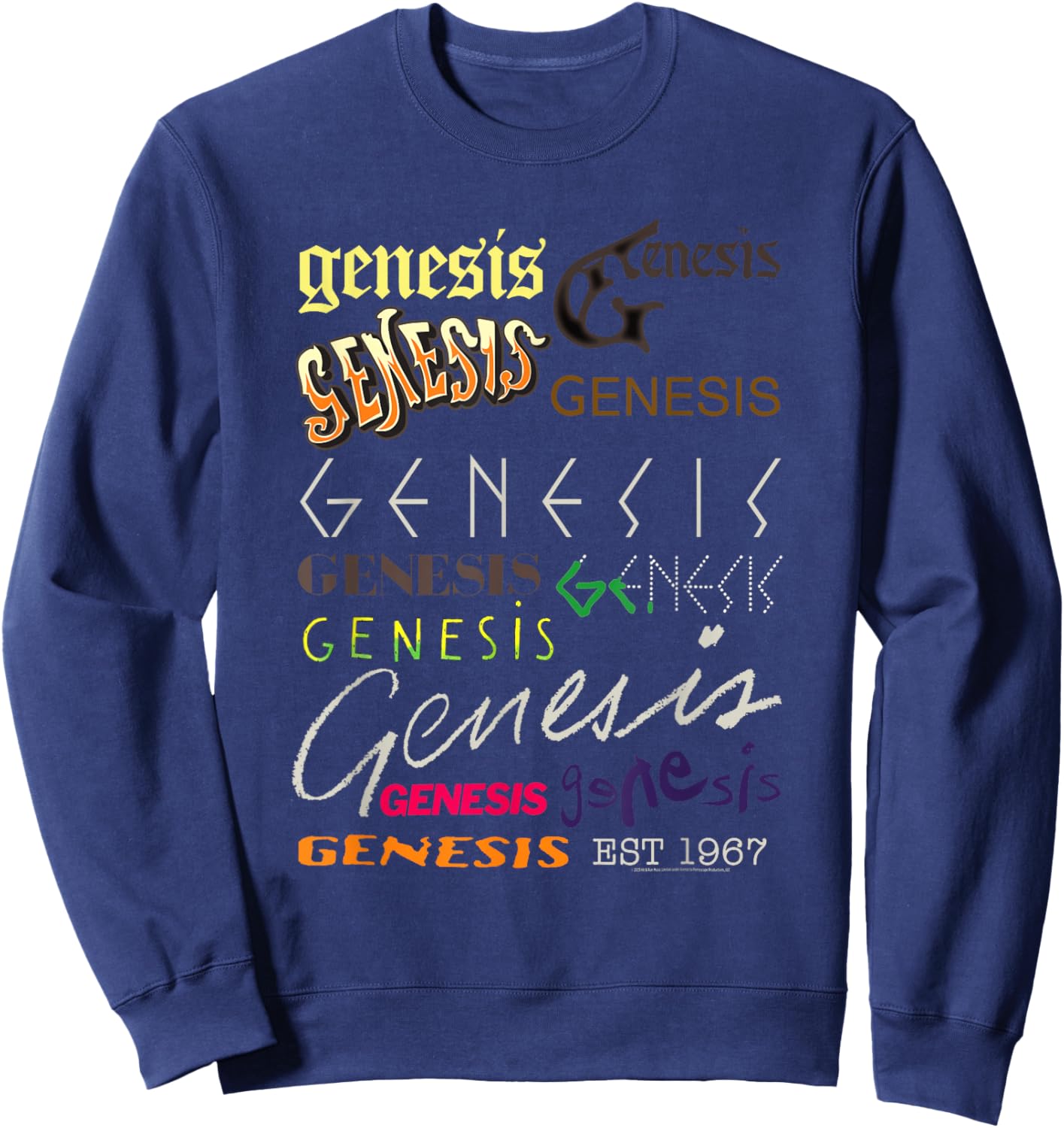 Genesis Logo History Since 1967 Sweatshirt - Sweatshirt | Navy