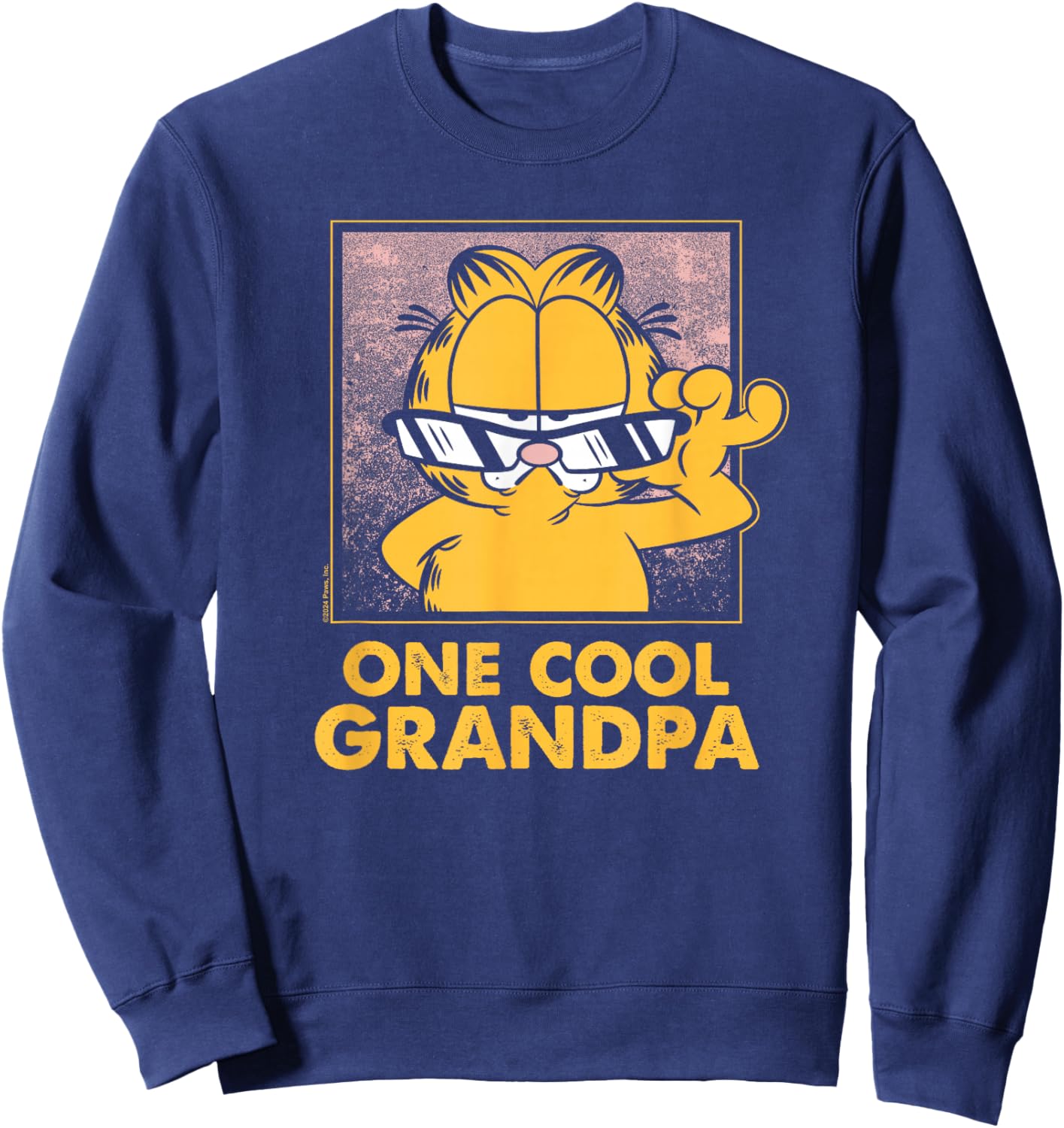 Garfield One Cool Grandpa Sweatshirt - Sweatshirt | Navy