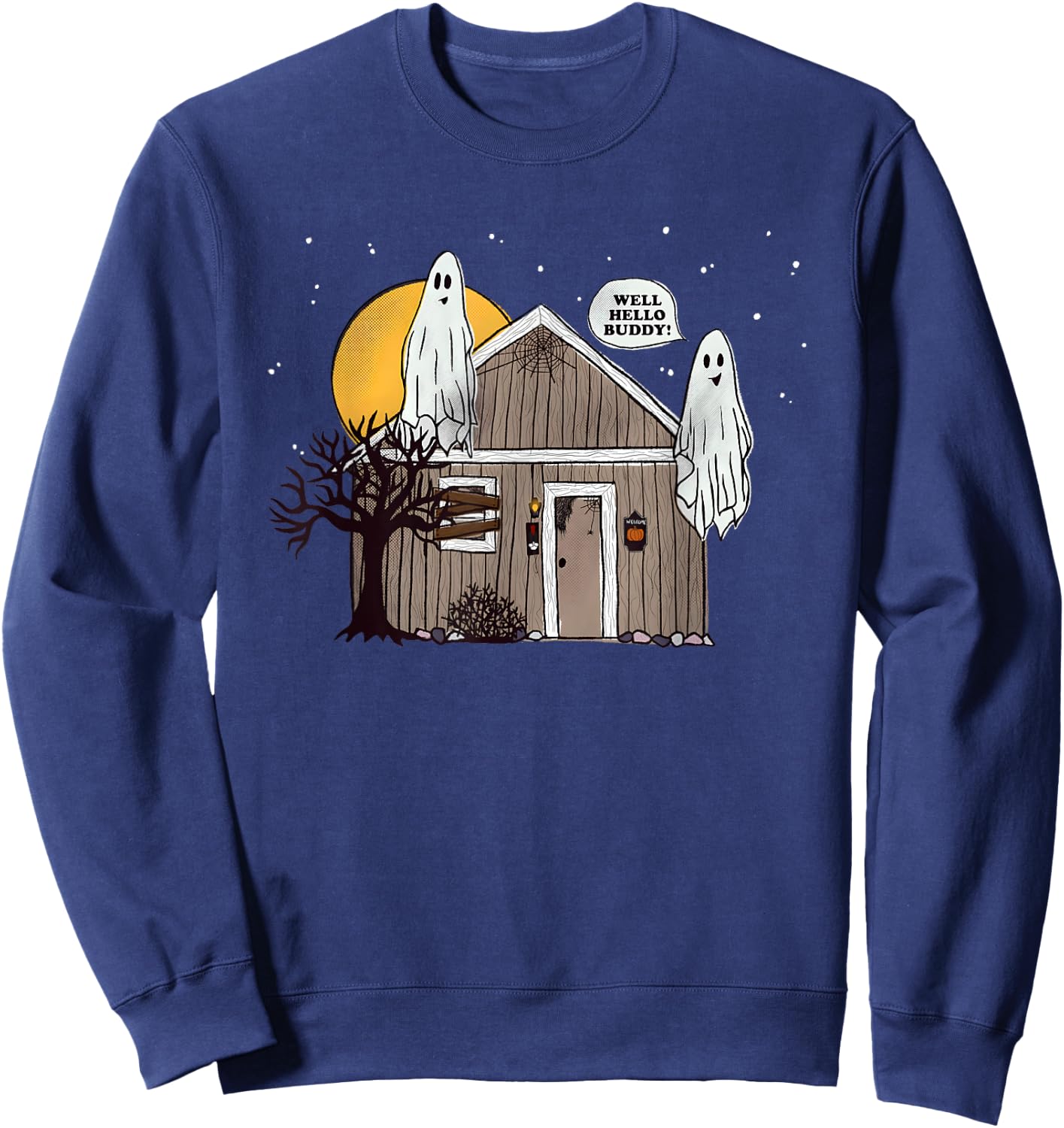 Well Hello Buddy Halloween 2024 Sweatshirt - Sweatshirt | Navy