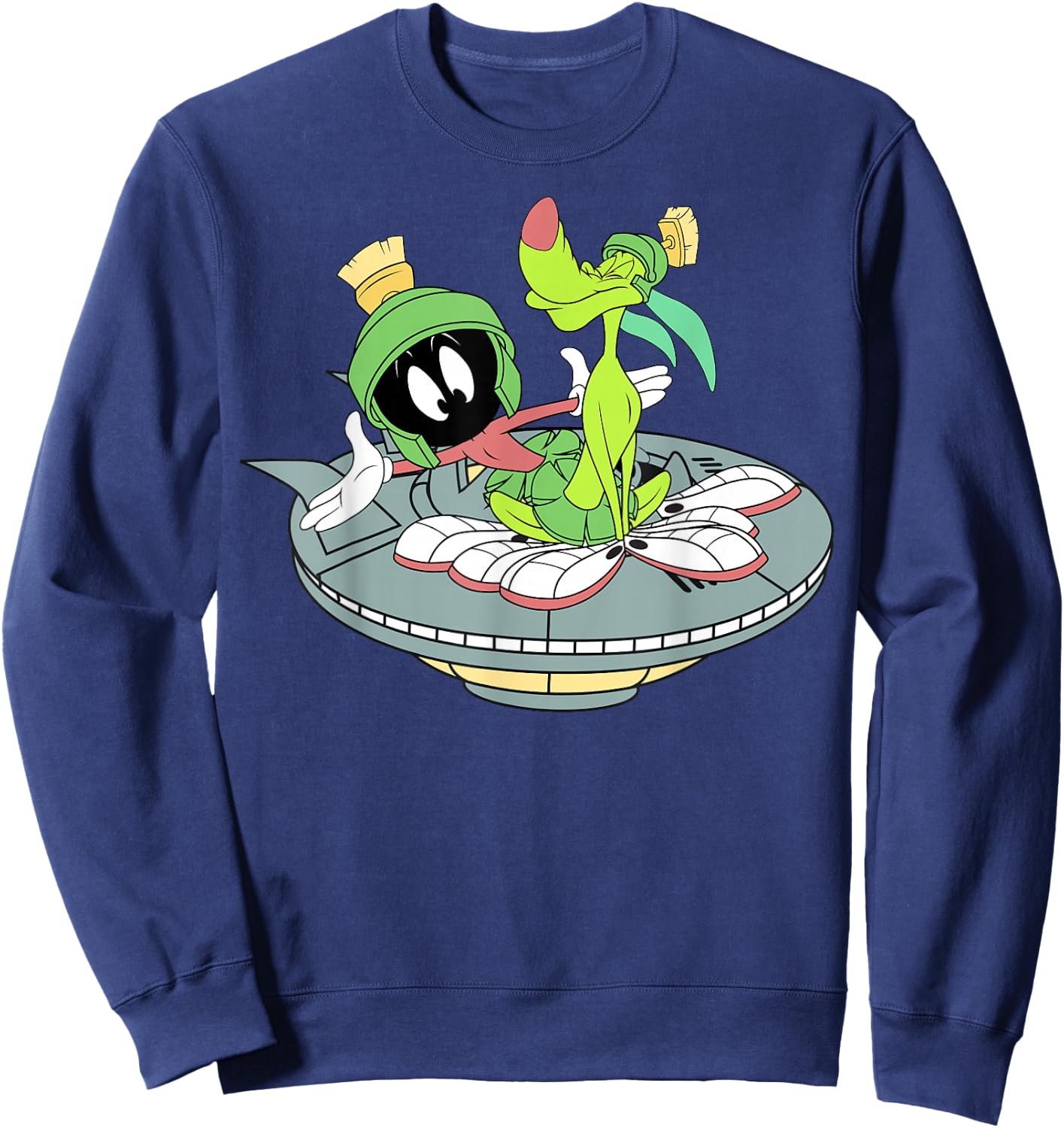 Looney Tunes Marvin The Martian & K-9 Flight Sweatshirt - Sweatshirt | Navy
