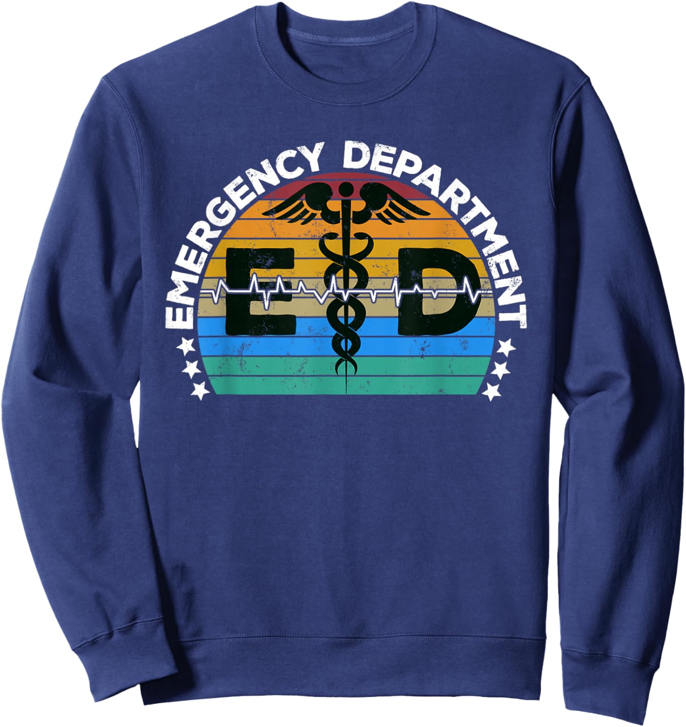 Emergency Department Healthcare Nurses ER Nurse Practitioner Sweatshirt - Sweatshirt | Navy