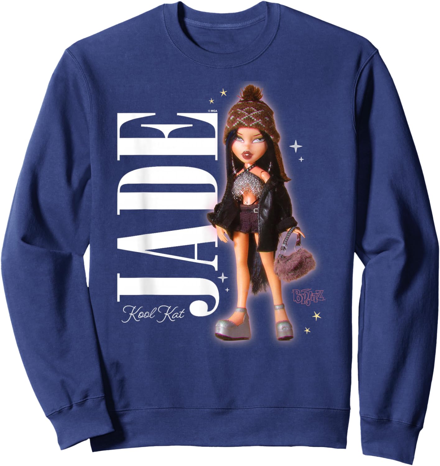 Bratz - Jade Kool Kat Sweatshirt - Sweatshirt | Navy