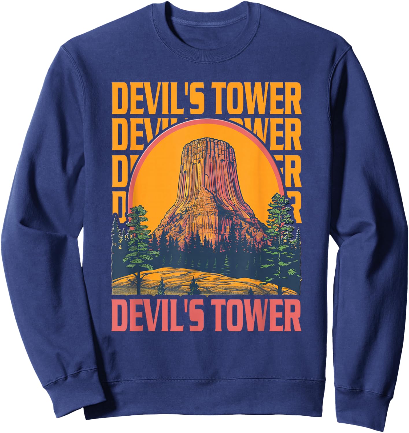 Devils Tower - Devils Tower Sweatshirt - Sweatshirt | Navy
