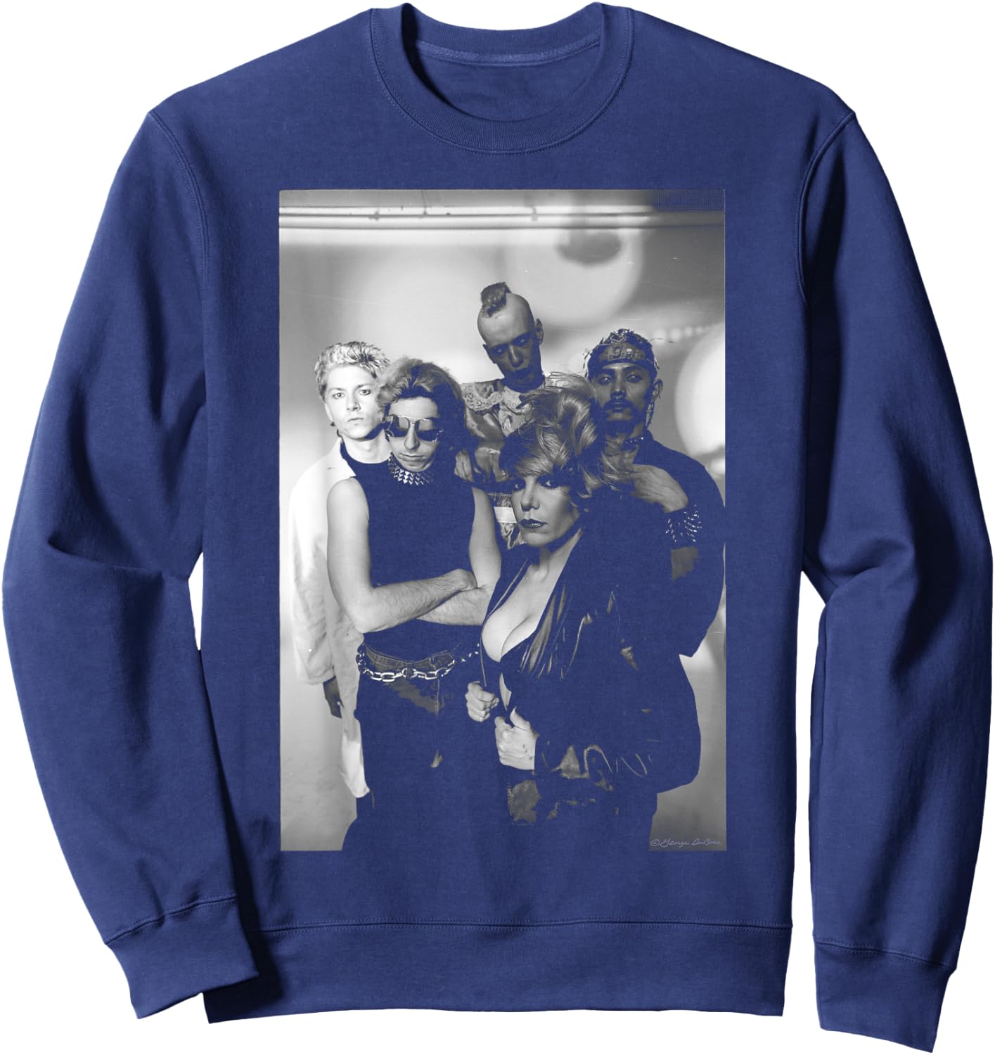 The Plasmatics Hardcore Punk Band By George DuBose Sweatshirt - Sweatshirt | Navy