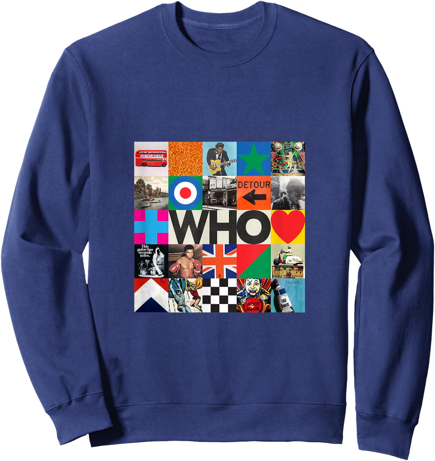 The Who Official 2019 Who Album Cover Sweatshirt - Sweatshirt | Navy