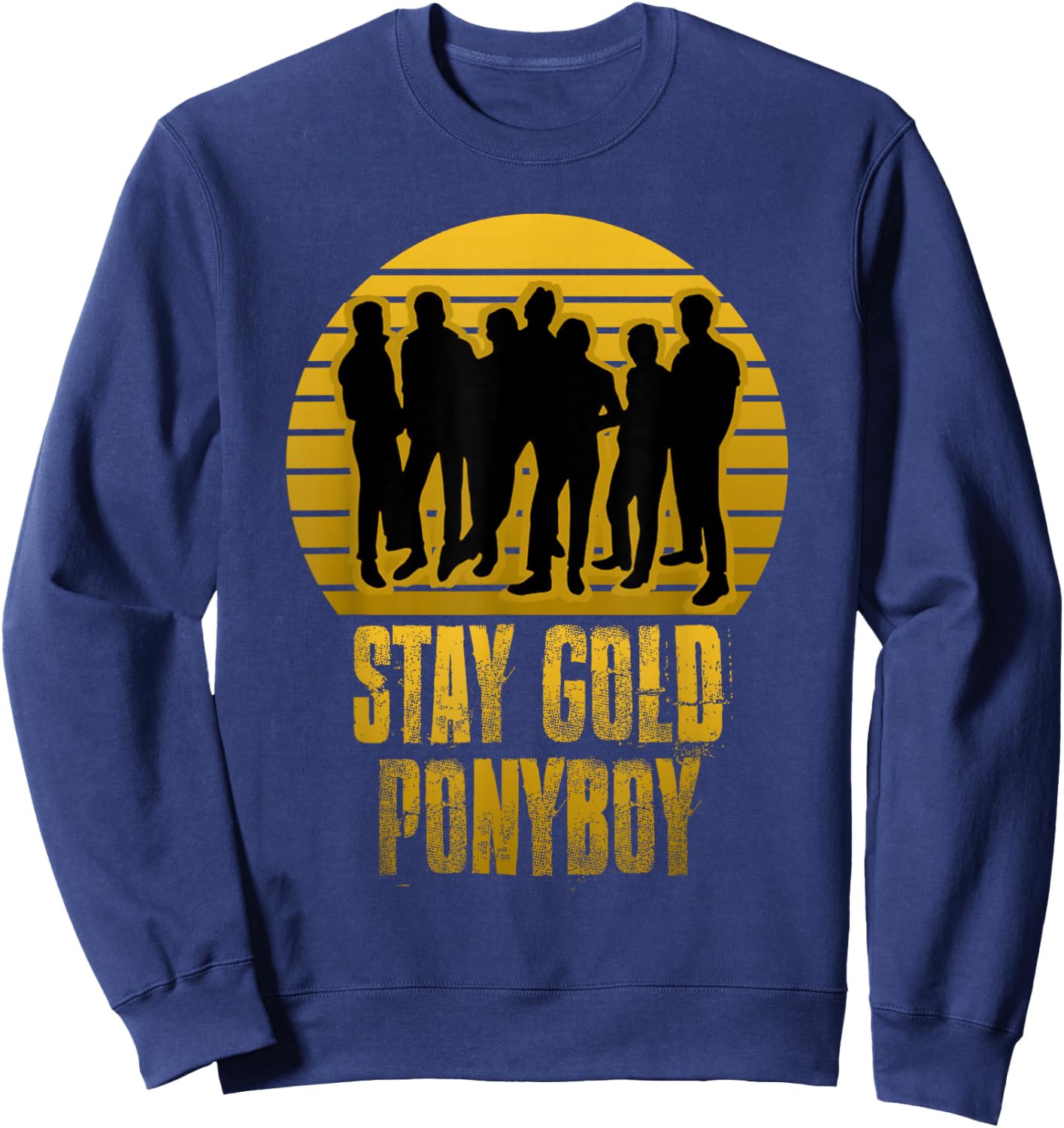 Stay Gold Ponyboy Vintage Sweatshirt - Sweatshirt | Navy