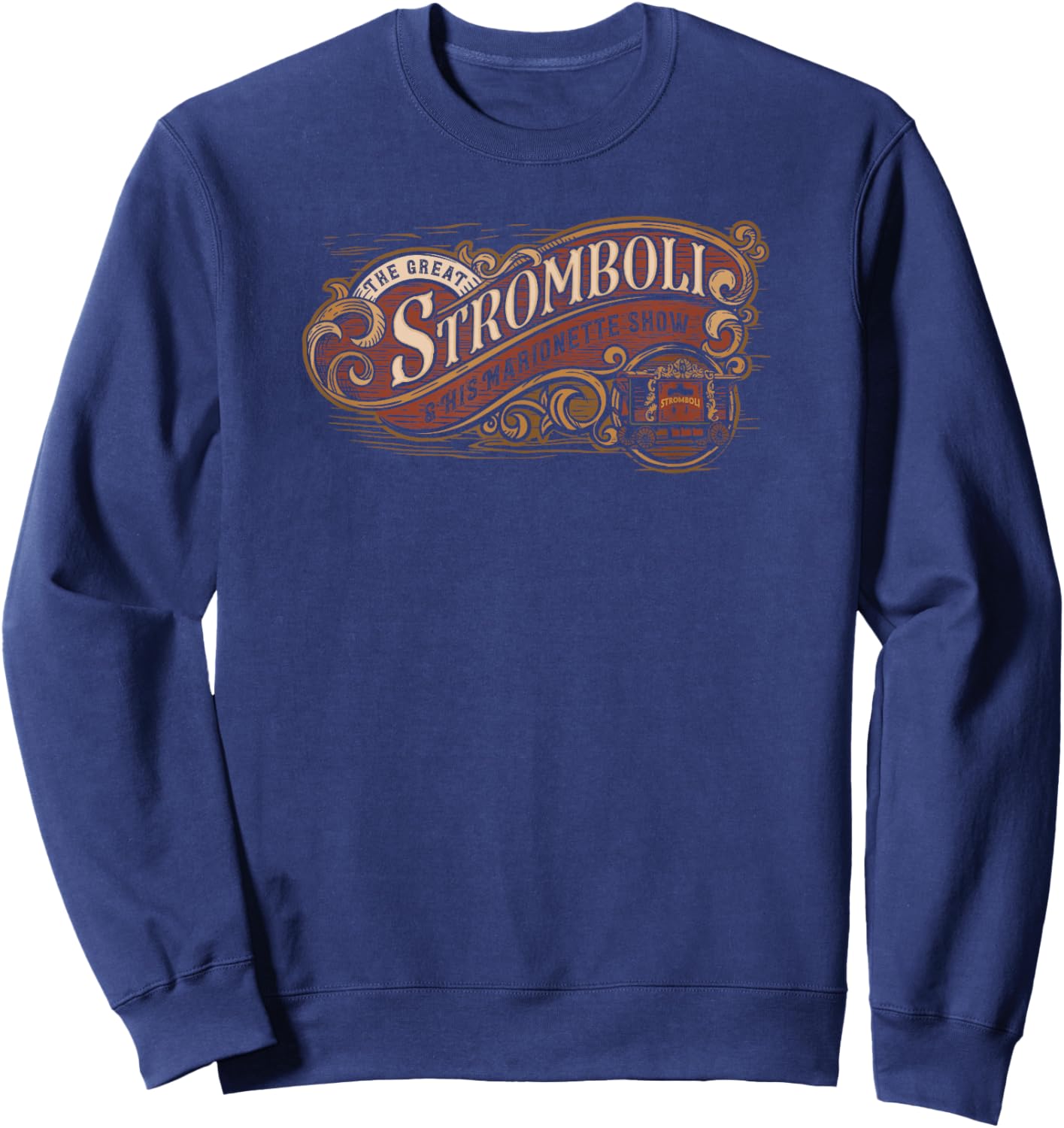 Disney Pinocchio Great Stromboli Show Sweatshirt - Sweatshirt | Navy