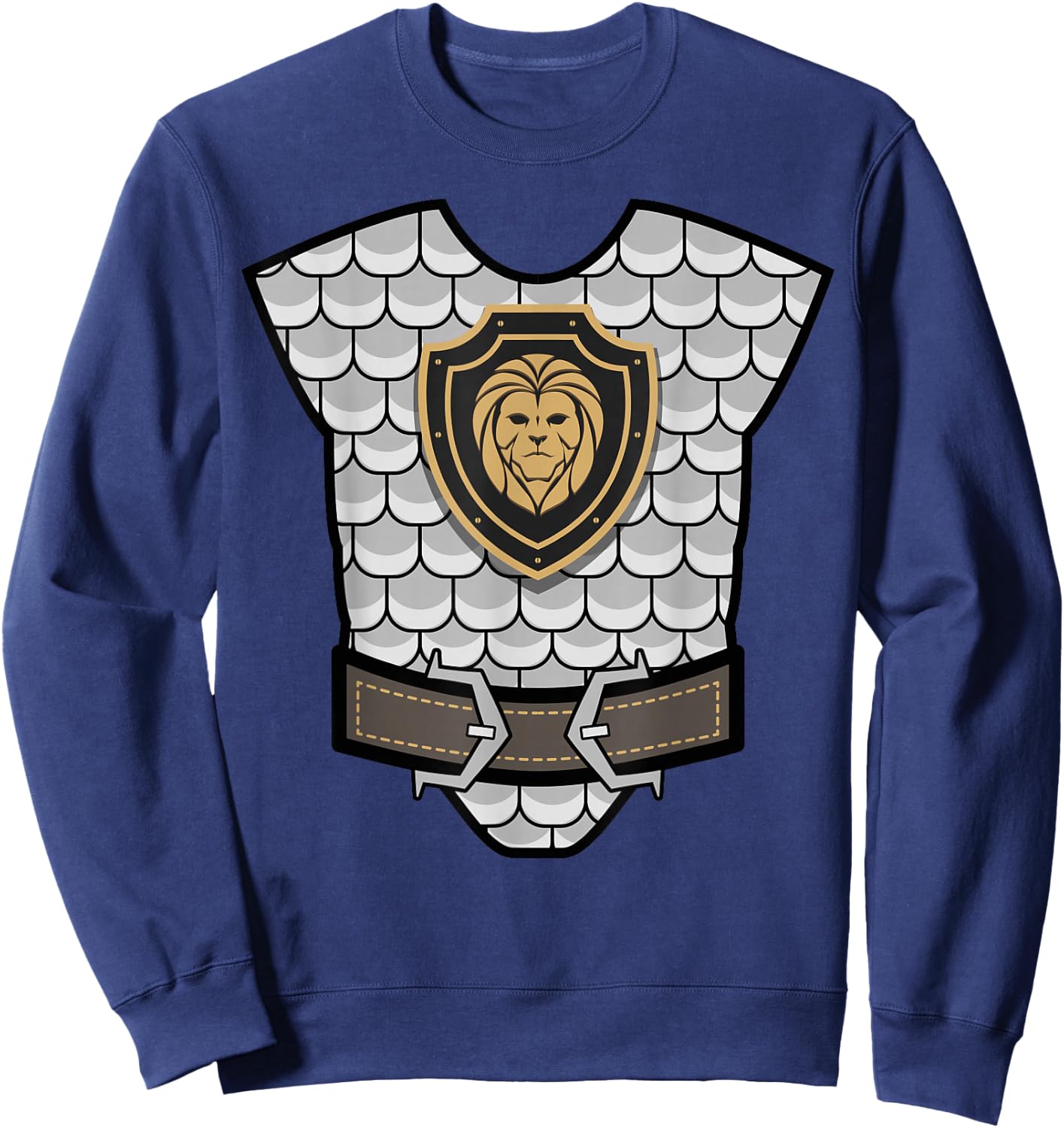 Medieval Knight Costume - Halloween Armor Sweatshirt - Sweatshirt | Navy