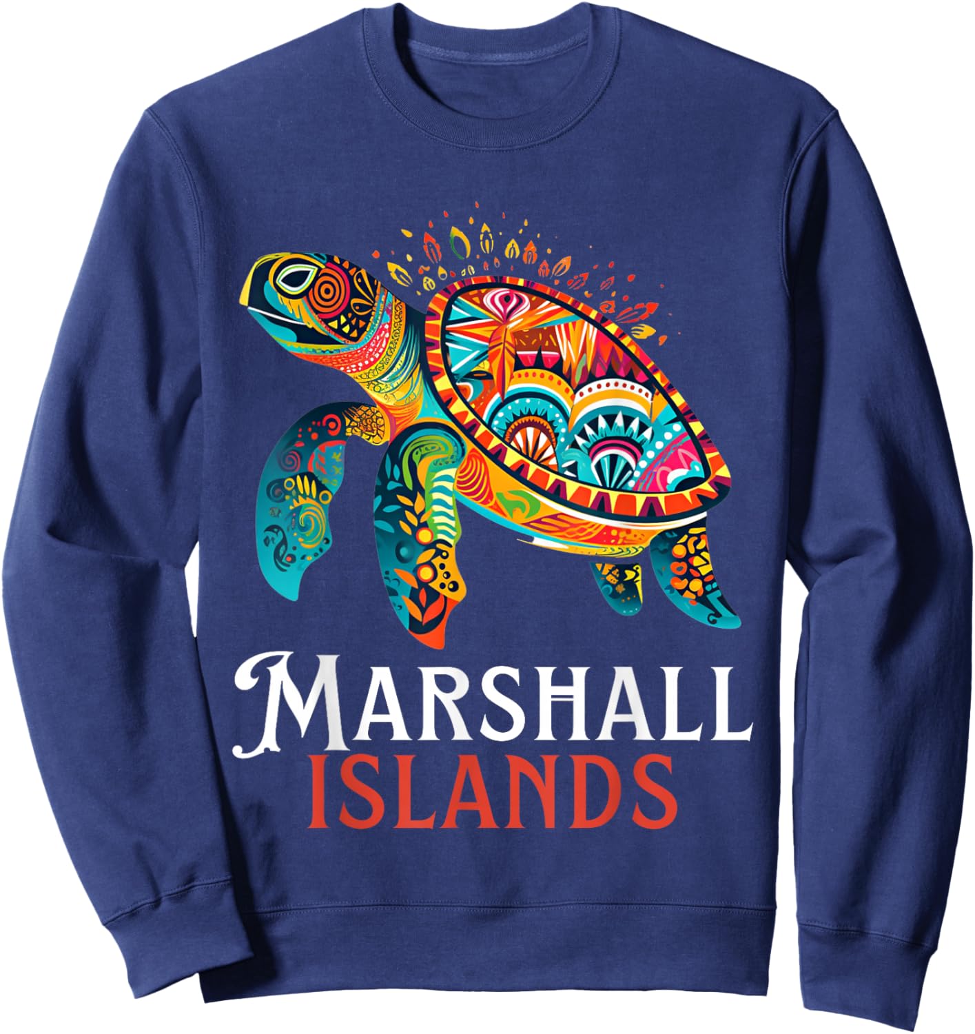 Marshall Islands Souvenir / Marshall Islands Sweatshirt - Sweatshirt | Navy