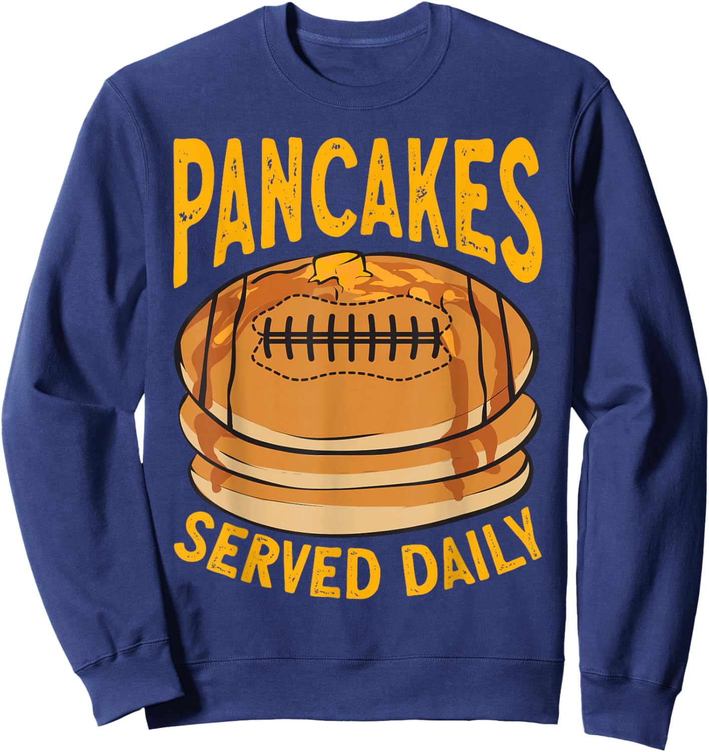 Pancake Breakfast Pancake Sweatshirt - Sweatshirt | Navy