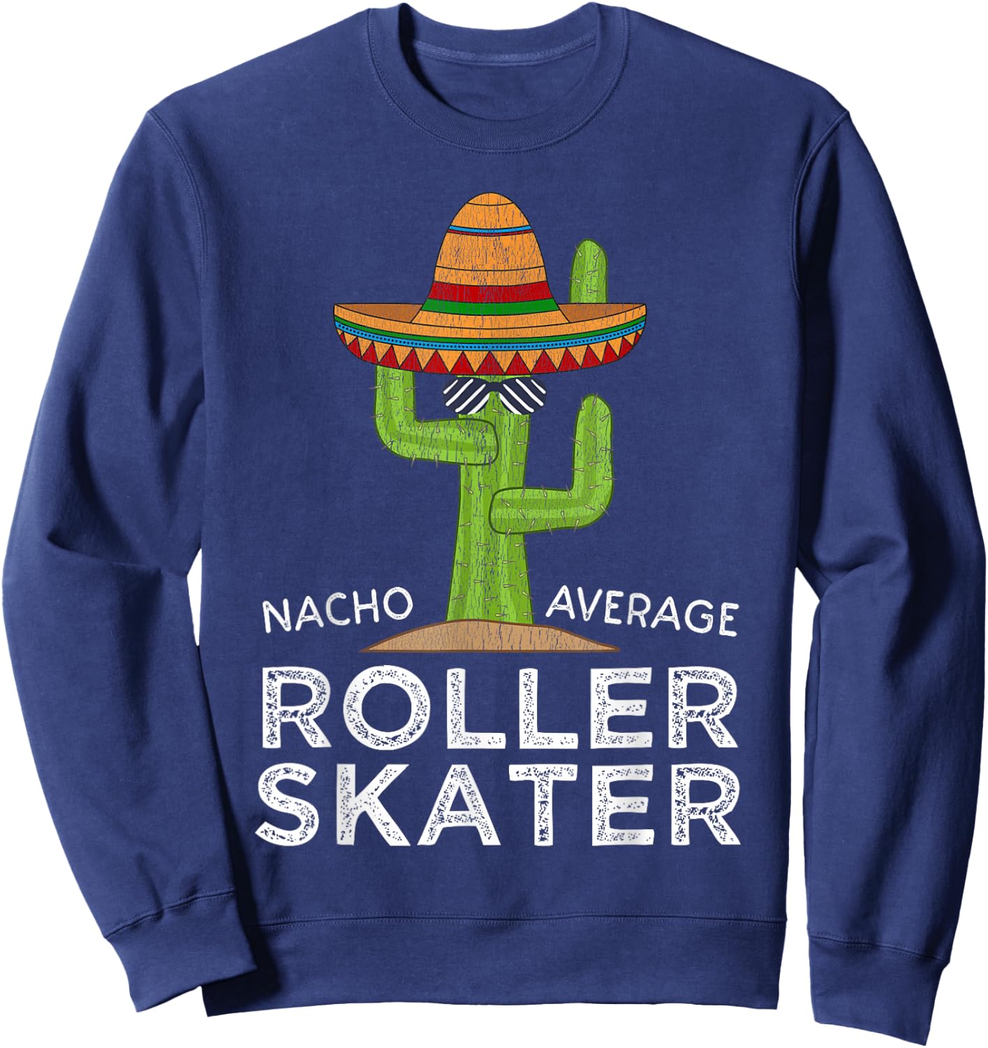 Fun Roller Skating Lover Humor Saying | Funny Roller Skater Sweatshirt - Sweatshirt | Navy