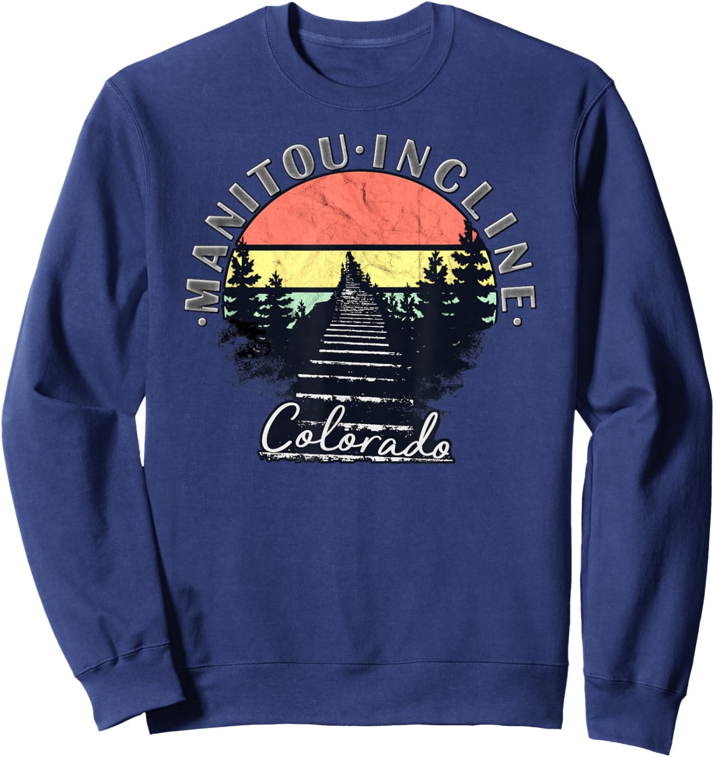 The Incline Manitou Springs Colorado Sweatshirt - Sweatshirt | Navy