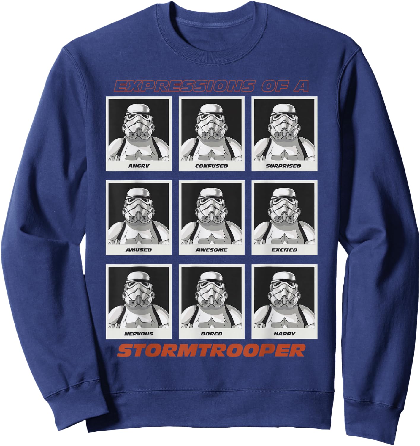 Star Wars Expressions of a Stormtrooper Sweatshirt - Sweatshirt | Navy