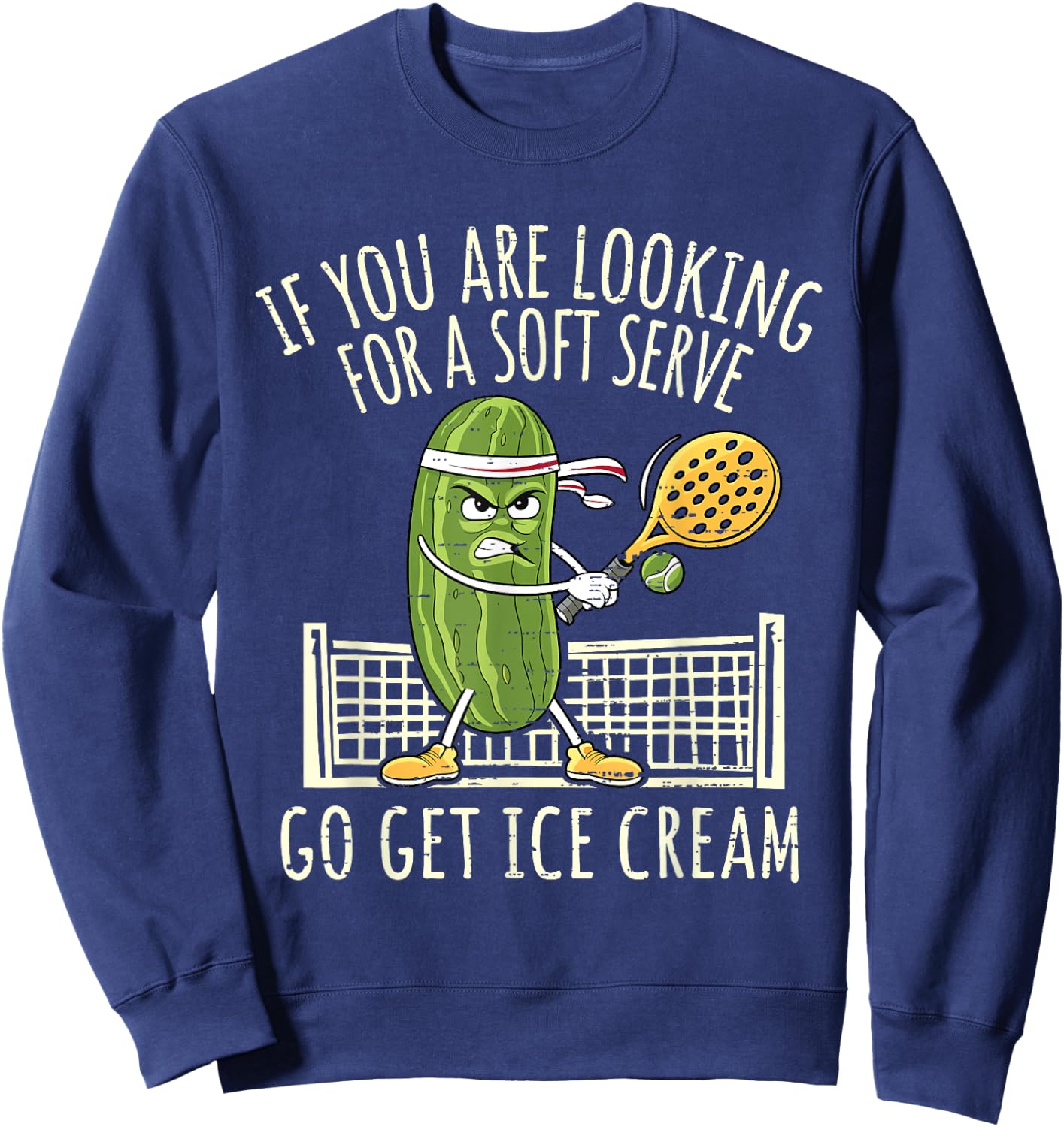 Funny Pickleball Player Paddleball Lover Coach Men Women Kid Sweatshirt - Sweatshirt | Navy