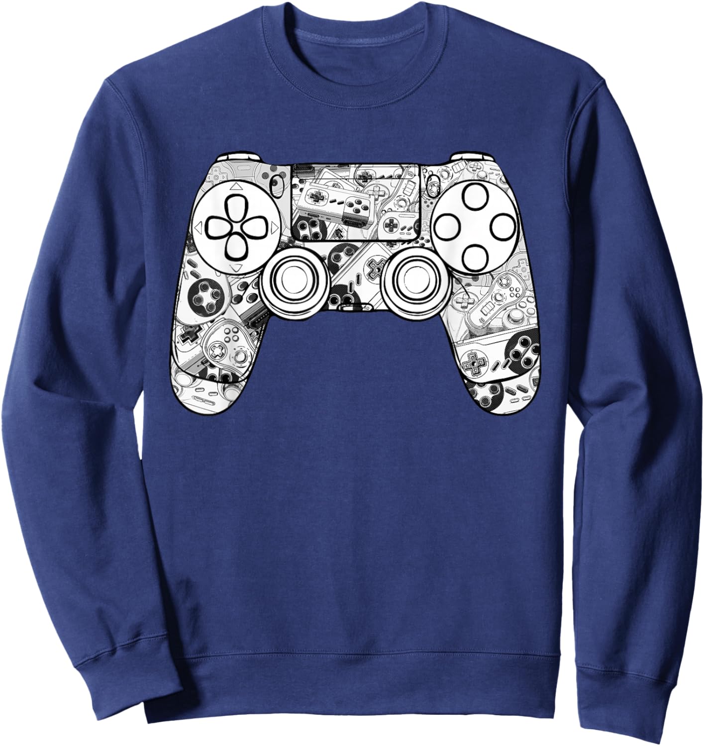Gamer Shirt Gaming Shirts Boys Video Game Controller Sweatshirt - Sweatshirt | Navy