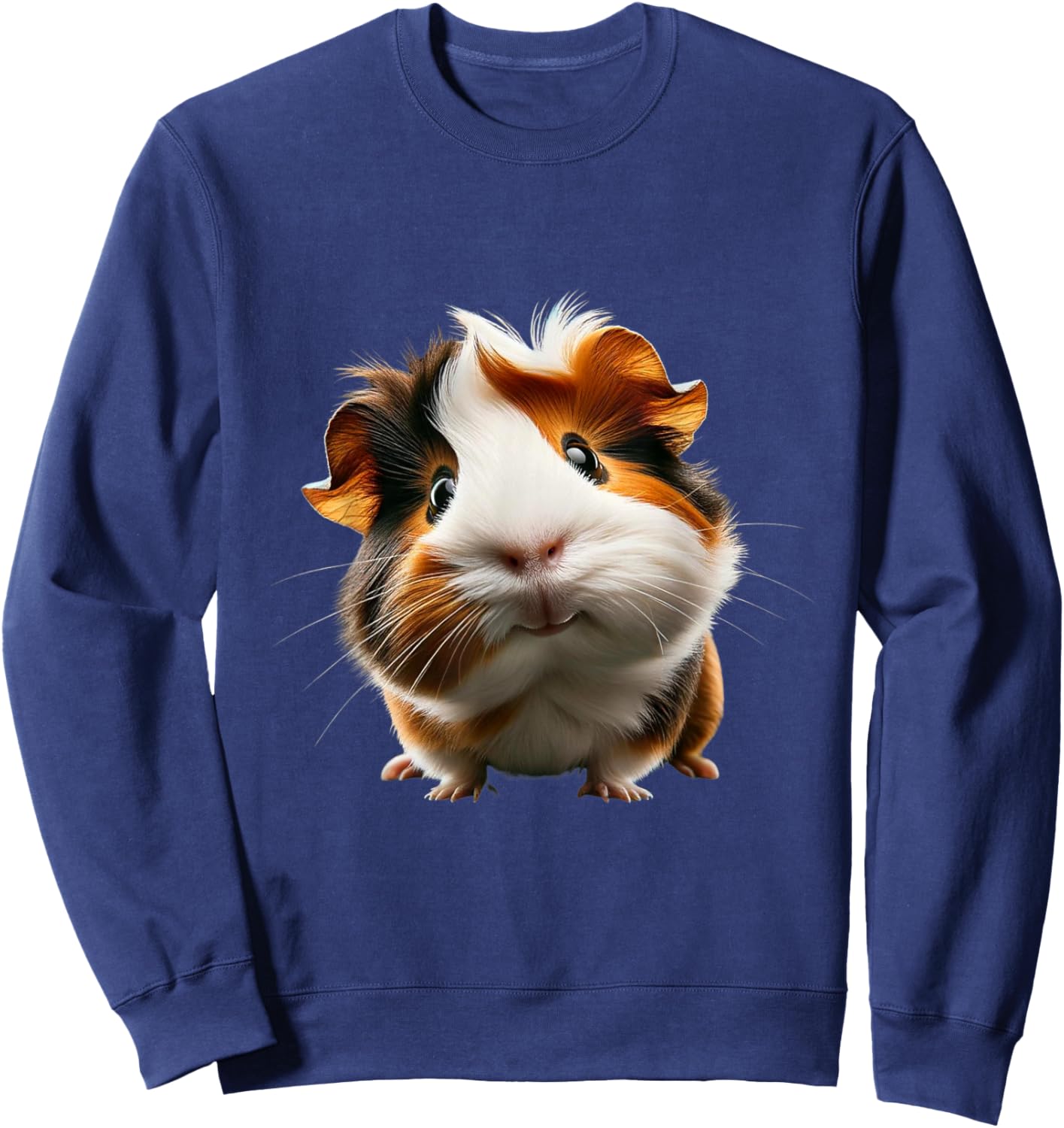 Just Sweet Designs Adorable Guinea Pig Design , Small, Black Sweatshirt - Sweatshirt | Navy