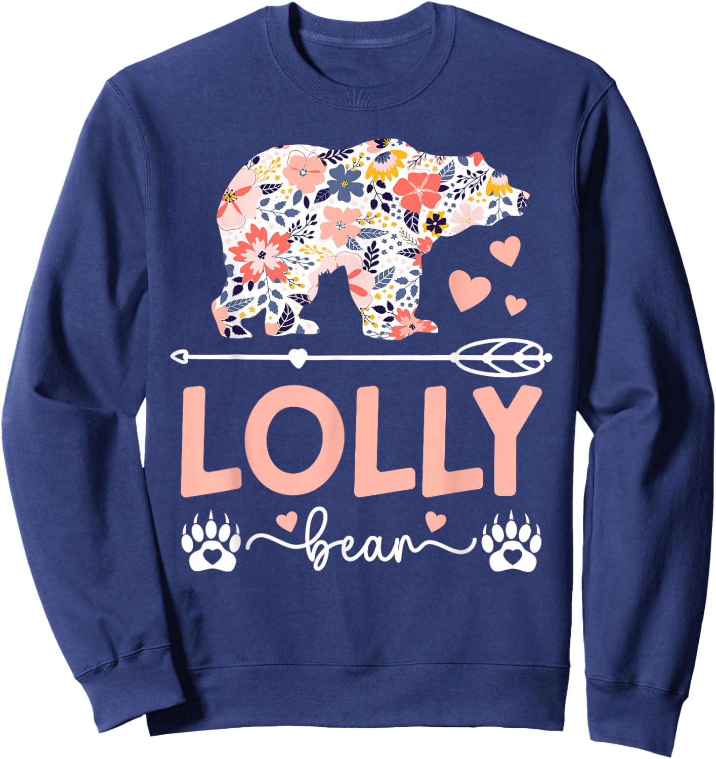 Lolly Bear Lolly Grandma Lolly Grandmother Sweatshirt - Sweatshirt | Navy