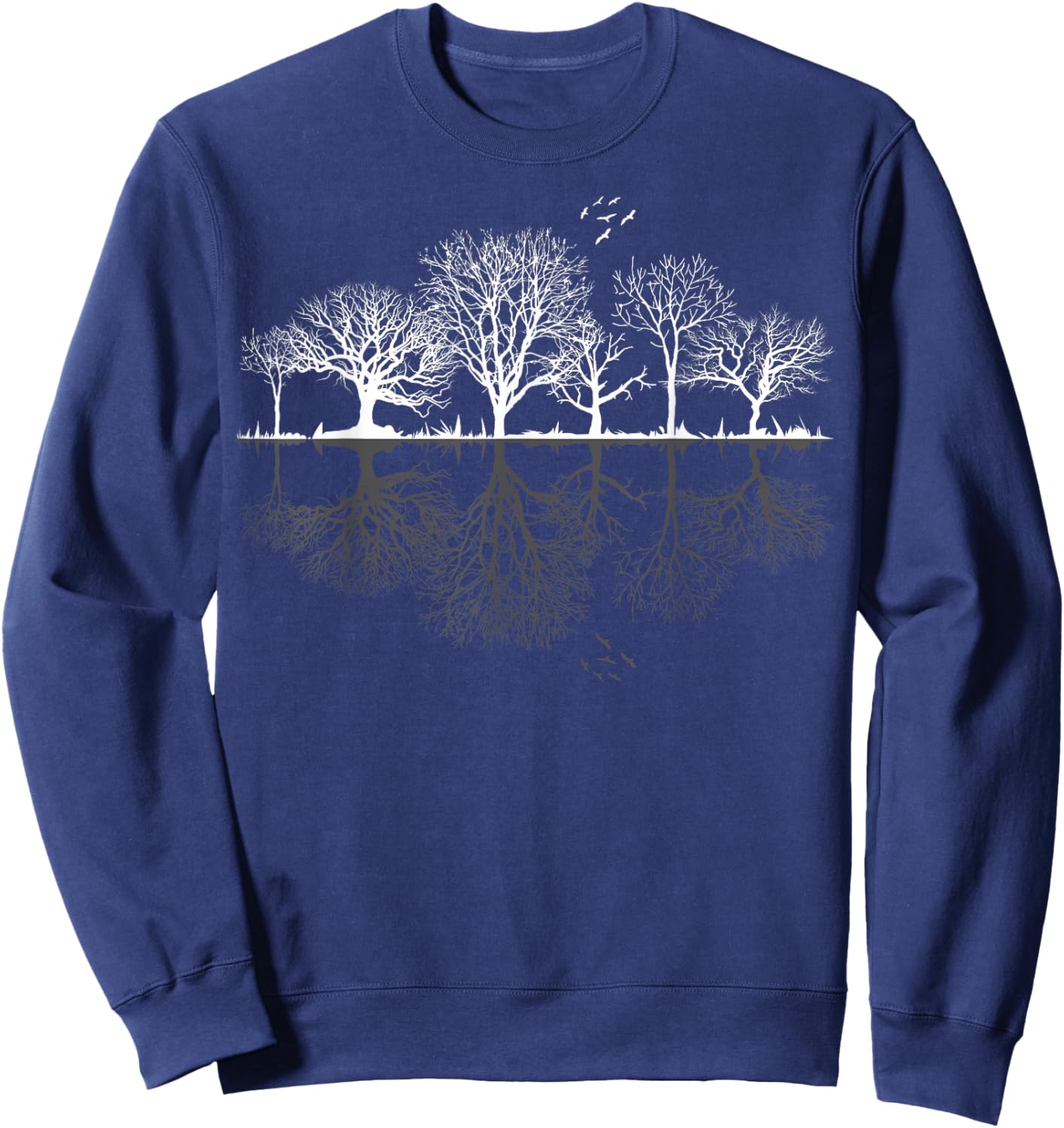 Nature Trees and Forest Sweatshirt - Sweatshirt | Navy