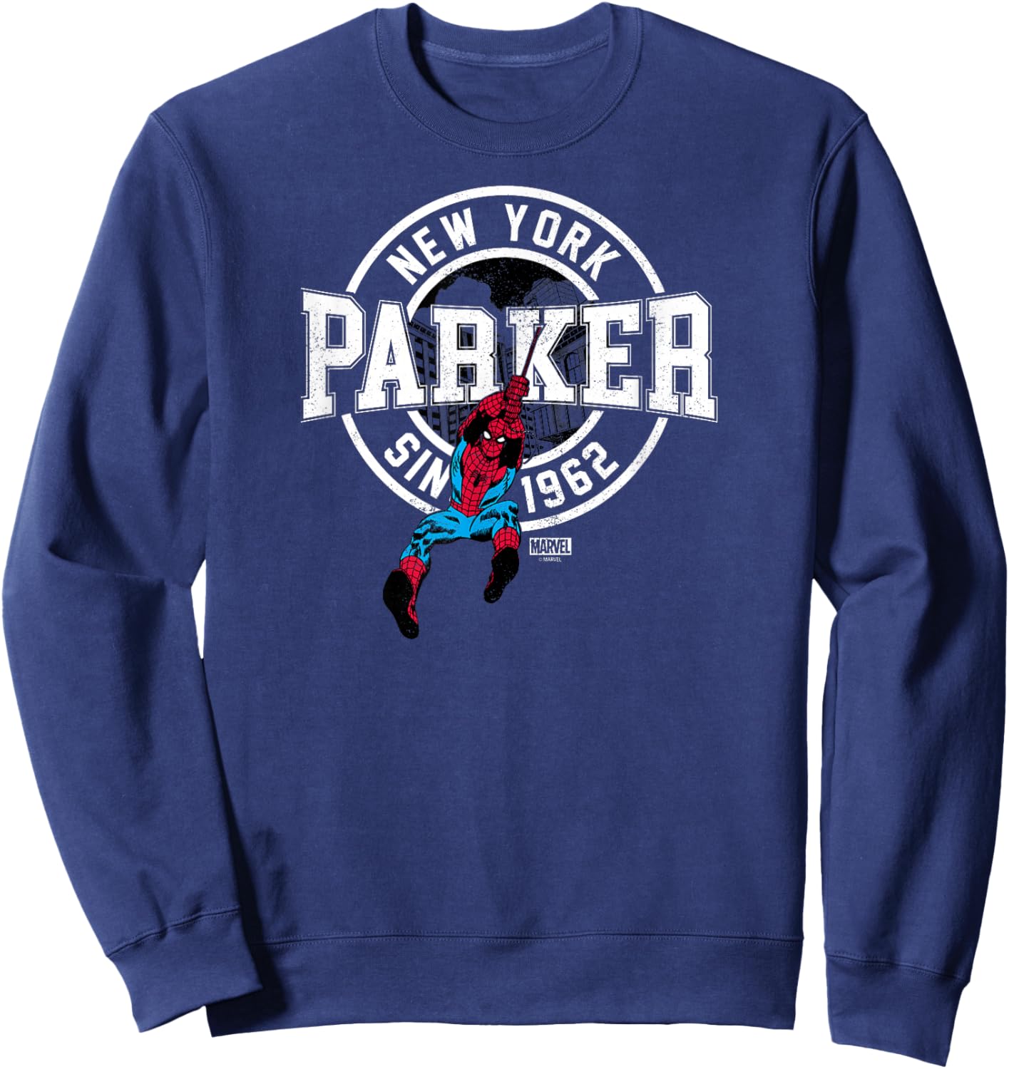 Spider-Man - Peter Parker Collegiate Sweatshirt - Sweatshirt | Navy
