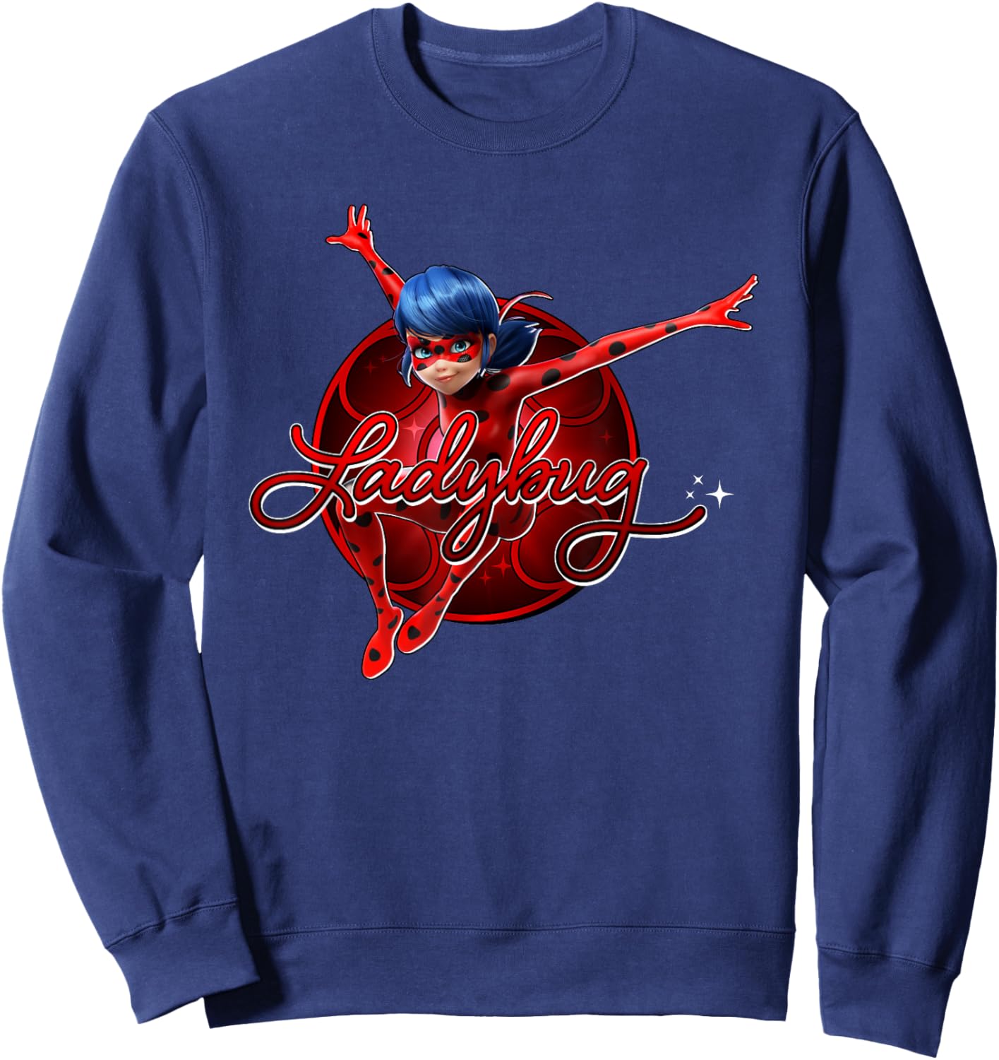 Miraculous Collection Ladybug Badge02 Sweatshirt - Sweatshirt | Navy