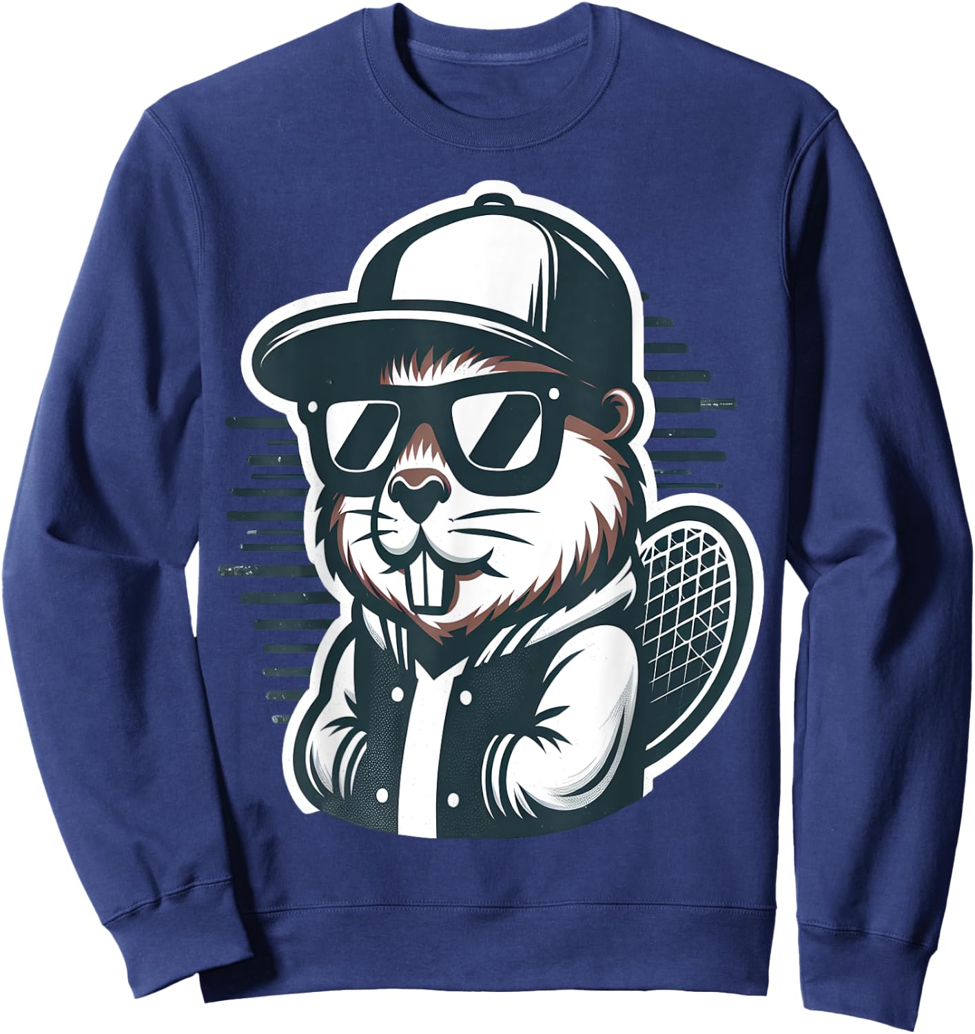 Vintage Beaver Sweatshirt - Sweatshirt | Navy