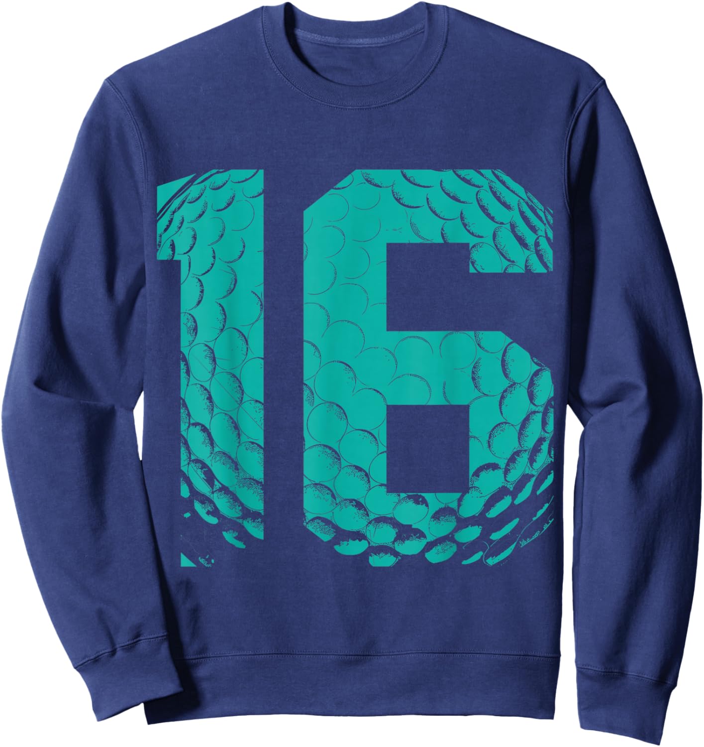 16th Birthday Boy Golf Player Golf 16 Years Old Sweatshirt - Sweatshirt | Navy
