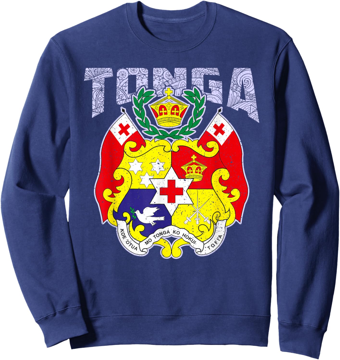 Tonga Country Island Nature Friendly Island Tonga Holiday Sweatshirt - Sweatshirt | Navy