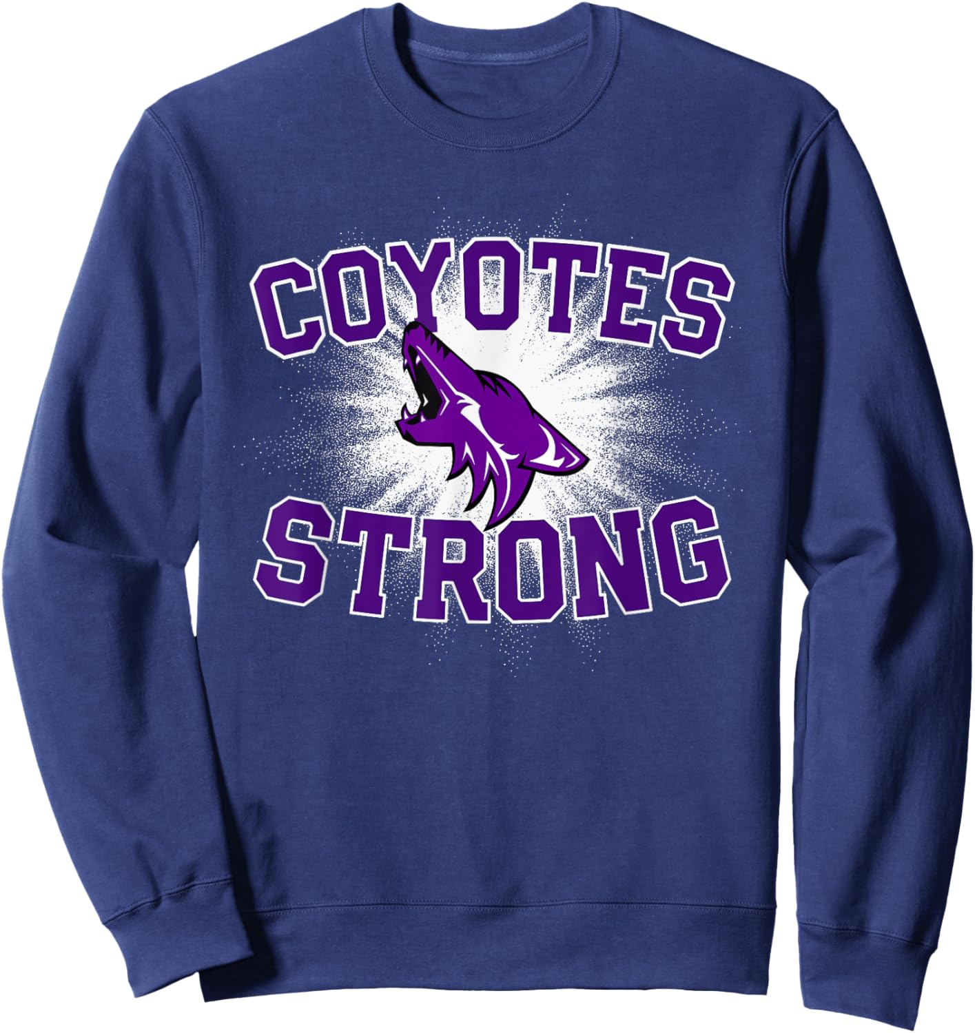 Anna Coyotes Logo Strong Flag HS Sweatshirt - Sweatshirt | Navy