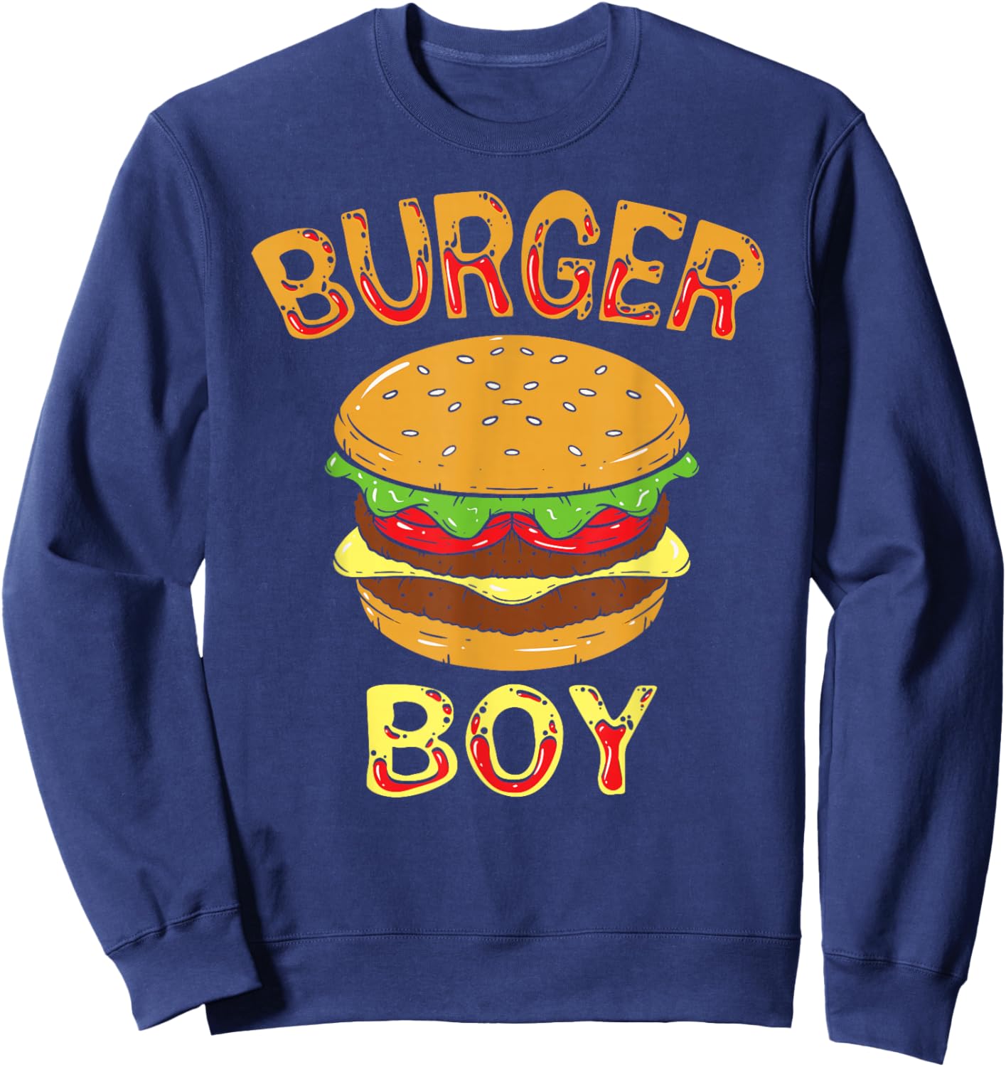 Burger Boy Sweatshirt - Sweatshirt | Navy