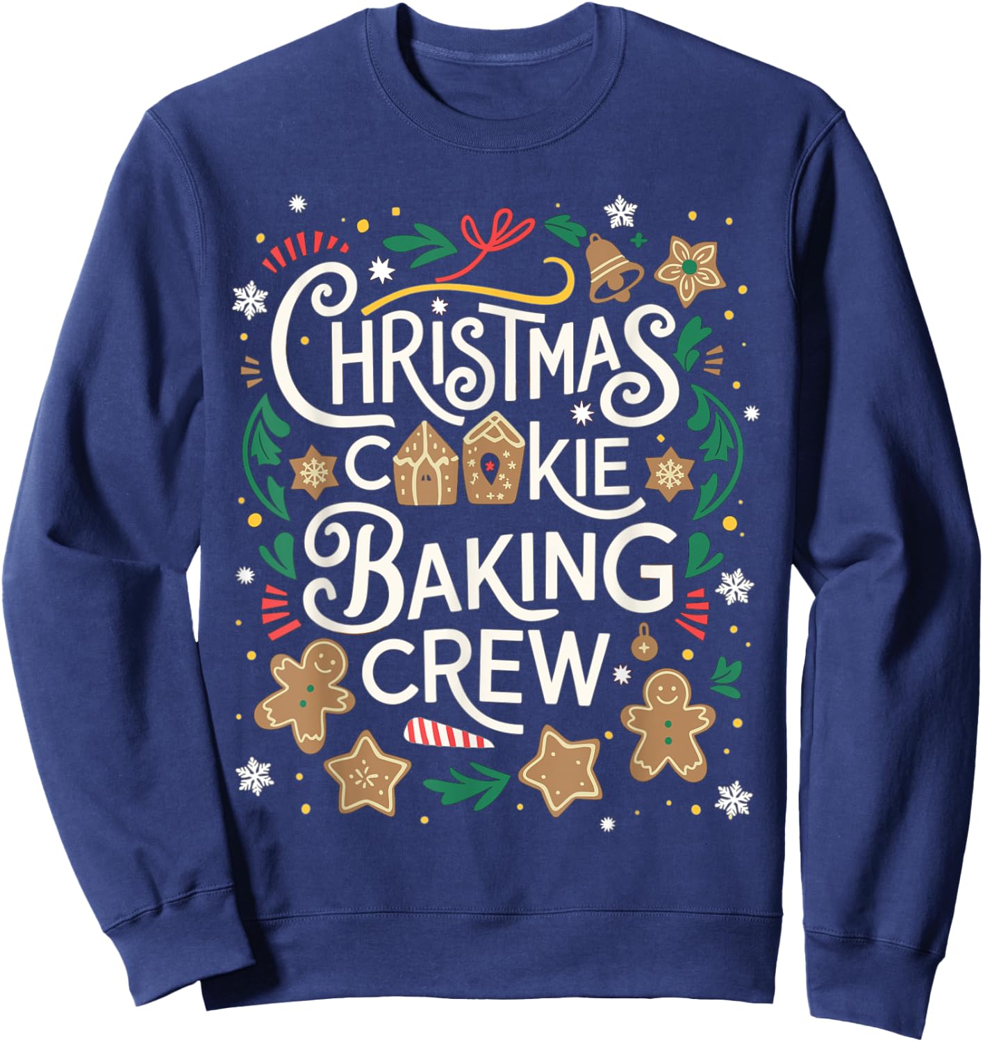 Christmas Cookie Baking Crew Family Christmas X-Mas Sweatshirt - Sweatshirt | Navy