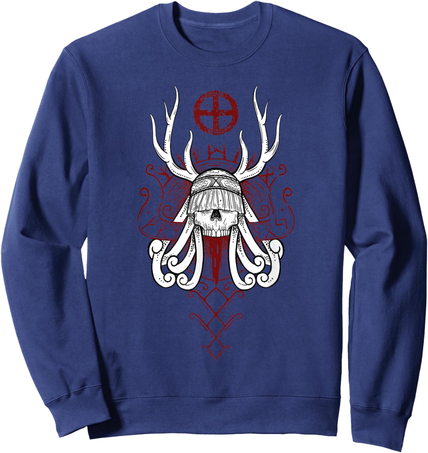 Heilung shaman shirt for viking Sweatshirt - Sweatshirt | Navy