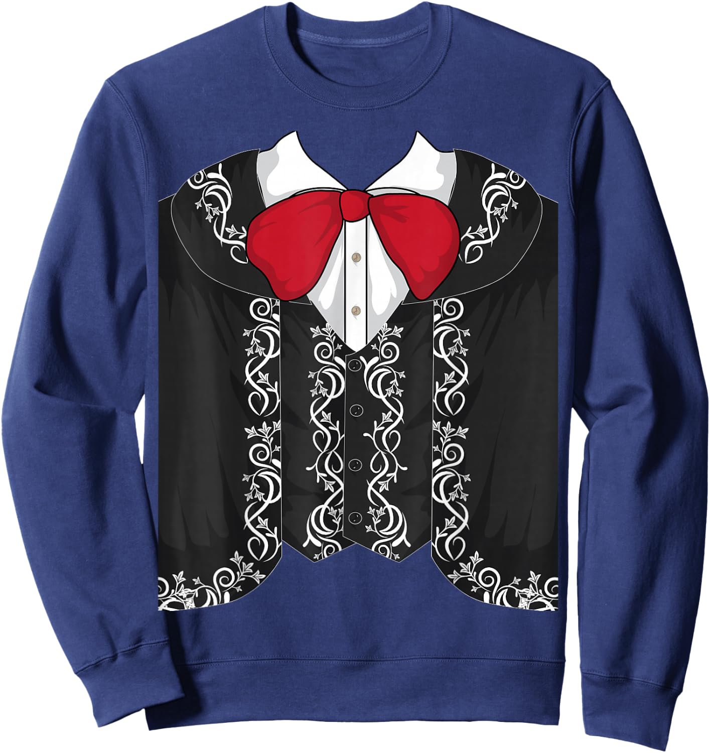 Mexican Mariachi Halloween Costume Shirt Cool Mariachi Gift Sweatshirt - Sweatshirt | Navy