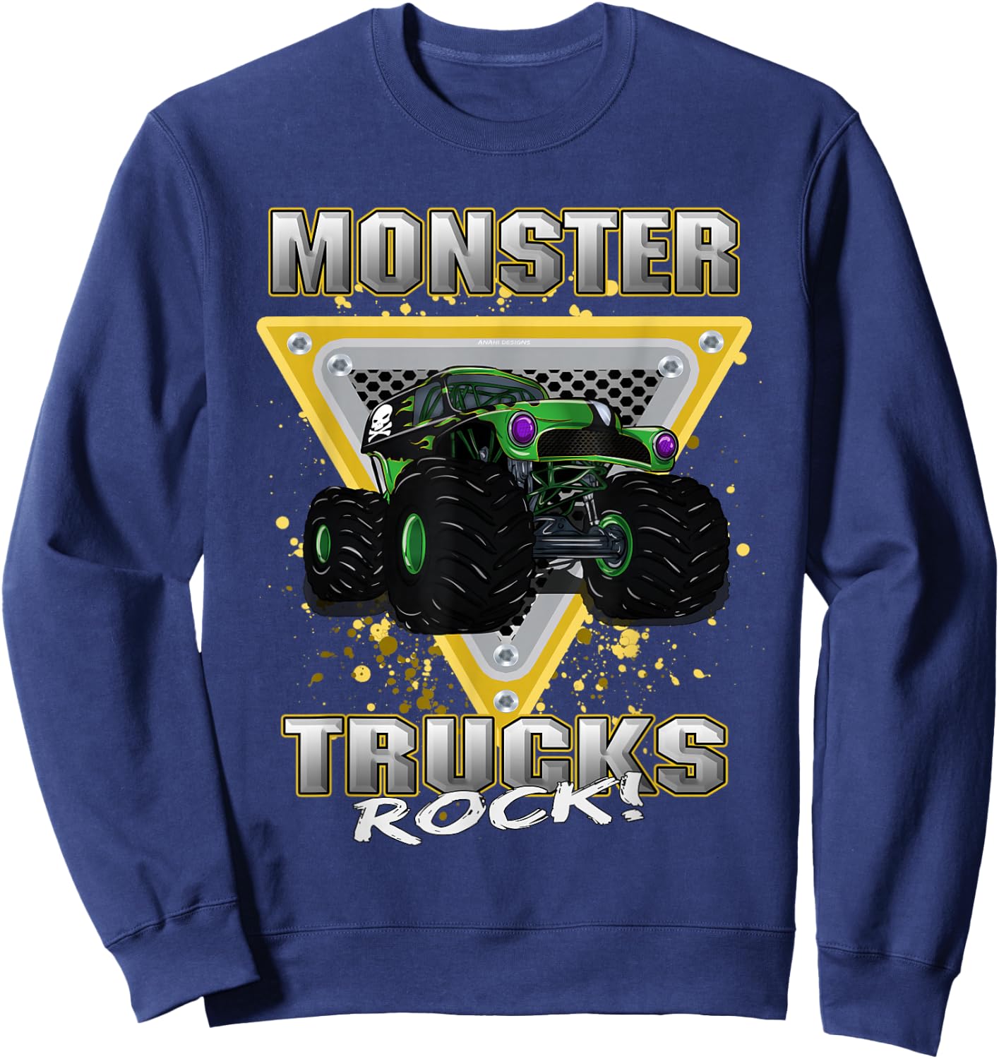 Monster Trucks Rock Sweatshirt - Sweatshirt | Navy